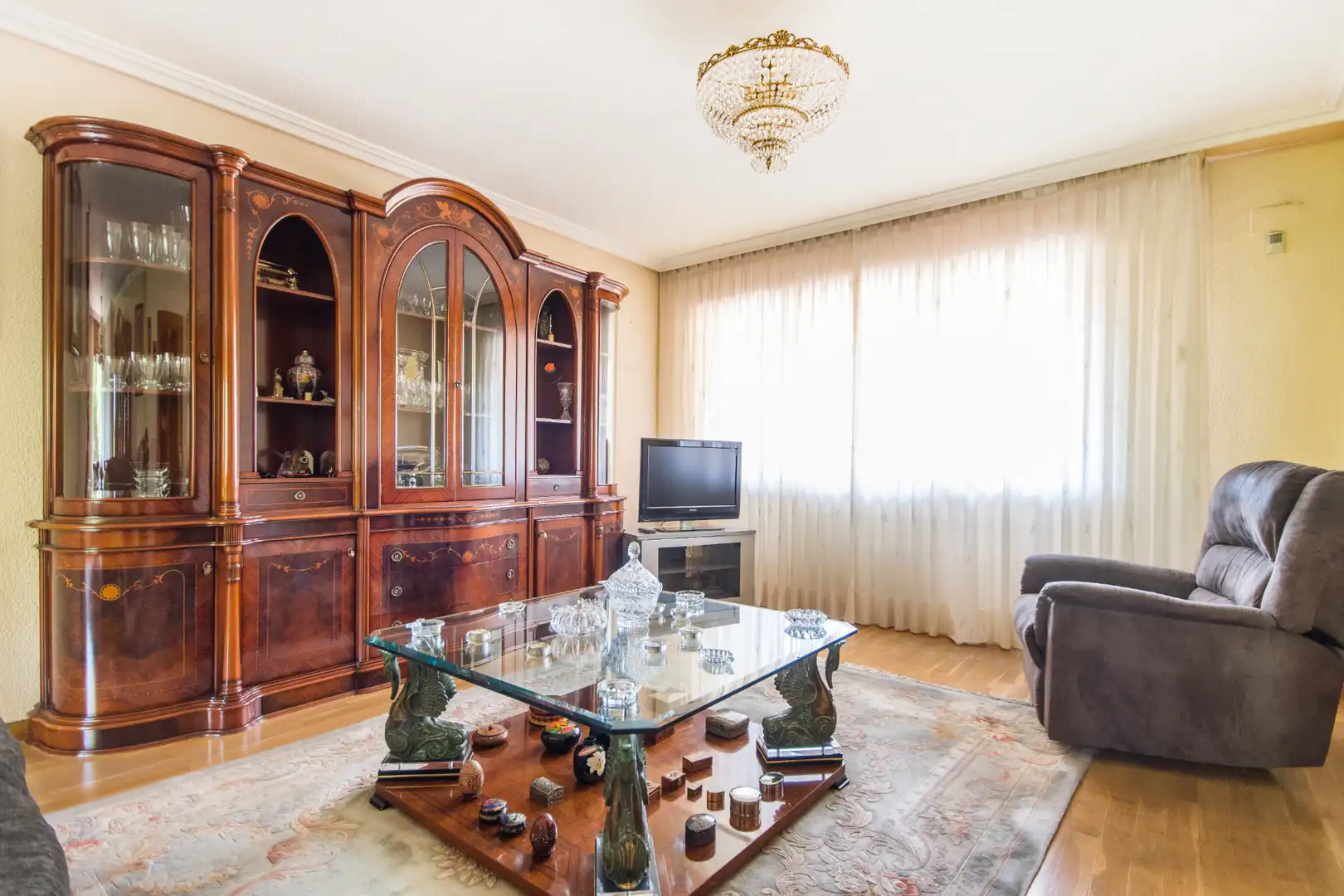 Sala d'estar de Casa adosada en venda en Getafe amb Aire condicionat, Calefacció i Jardí privat