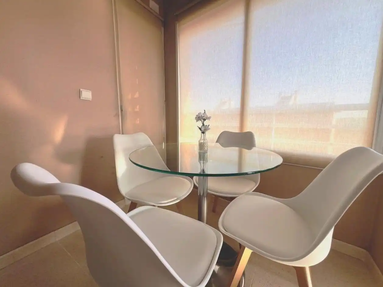 Comedor de Piso en venta en Alicante / Alacant con Jardín privado, Terraza y Trastero