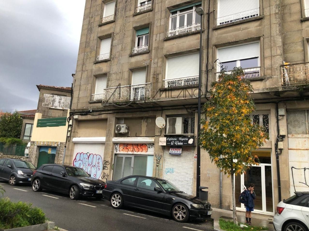 Exterior view of Flat for sale in Vigo   with Heating, Terrace and Furnished