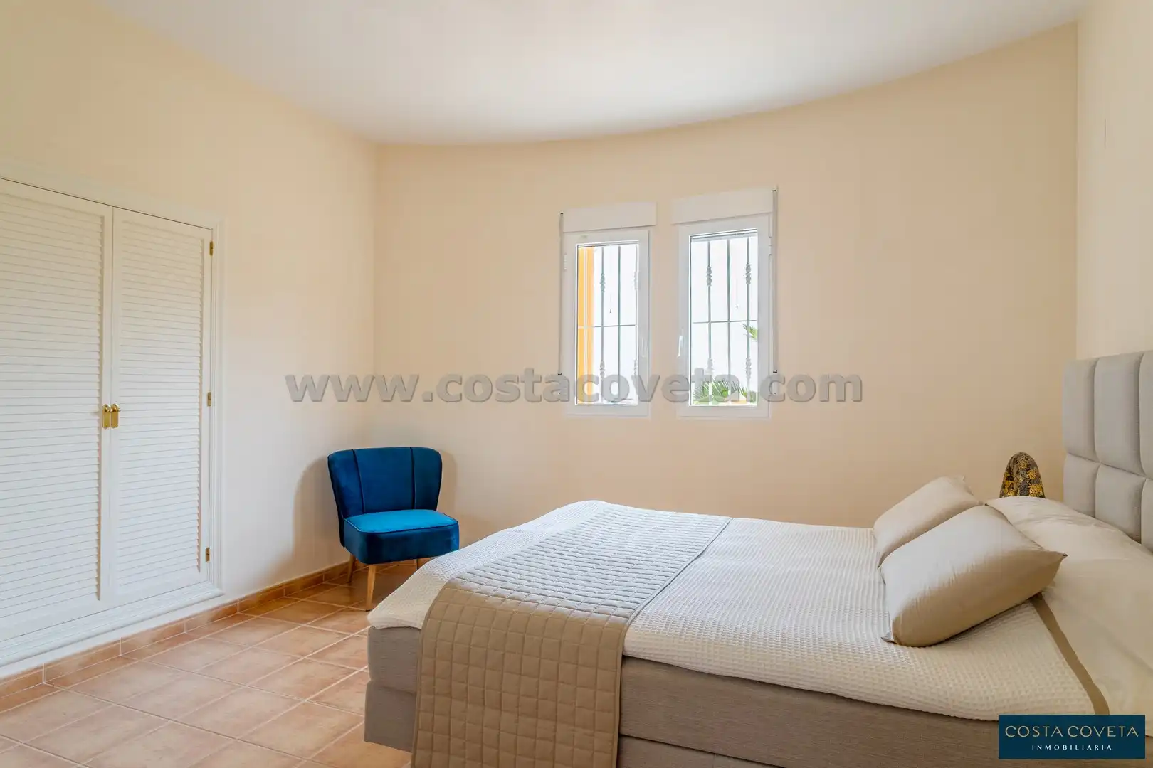 Bedroom of Houses for sale in El Campello  with Air Conditioner, Private garden and Terrace