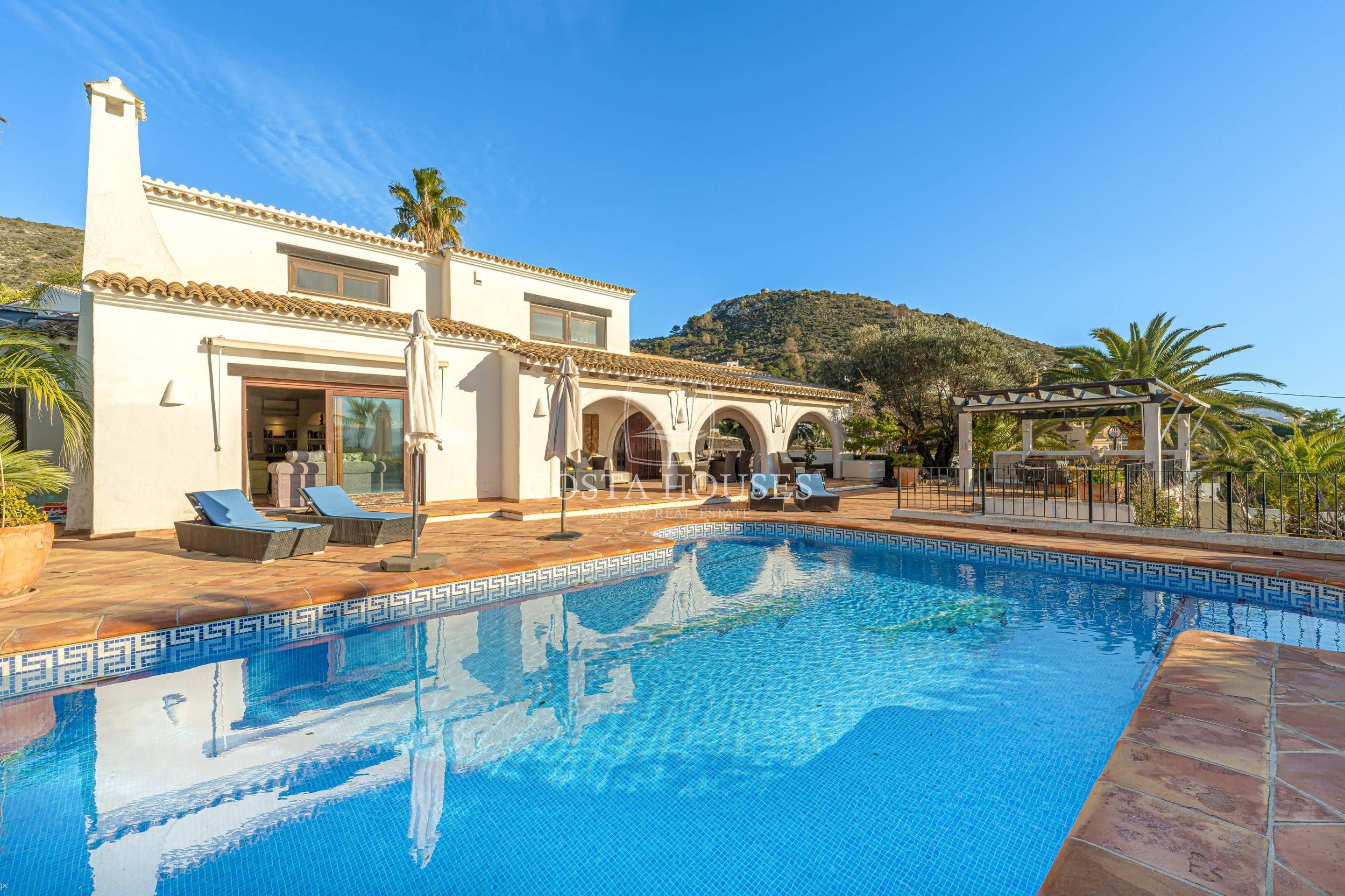 Exterior view of House or chalet for sale in Moraira  with Air Conditioner, Heating and Private garden