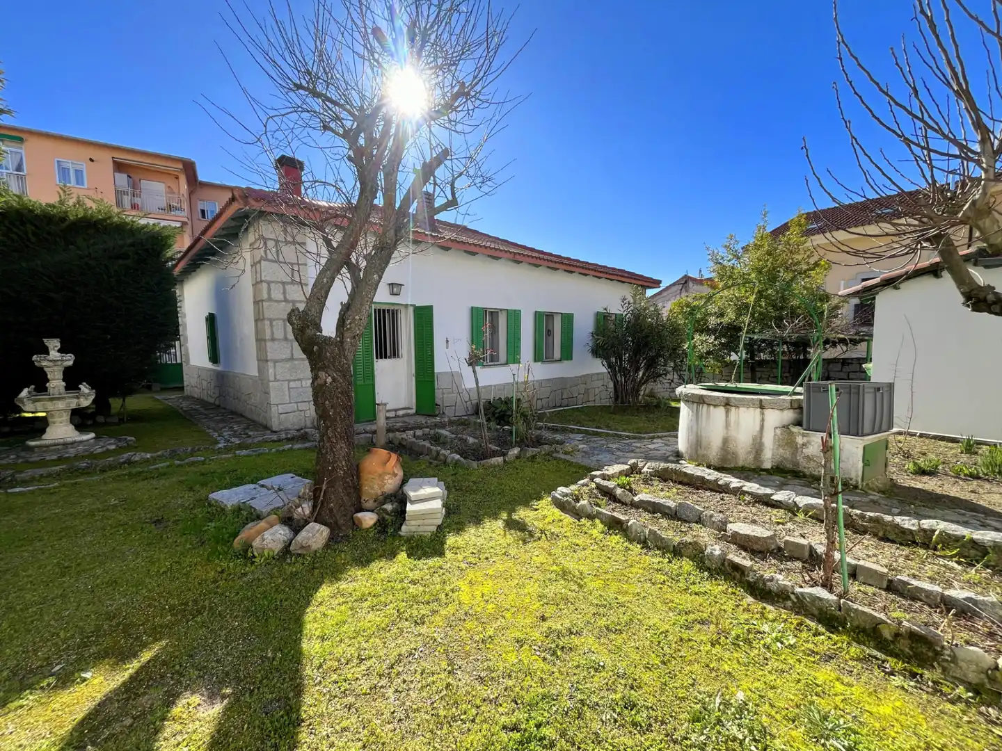 Jardí de Casa o xalet en venda en Guadarrama amb Calefacció, Jardí privat i Terrassa