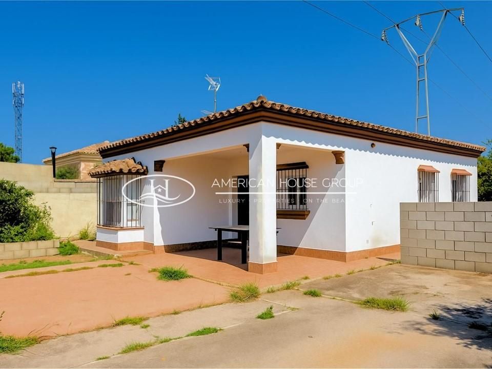 Exterior view of House or chalet for sale in Chiclana de la Frontera  with Private garden