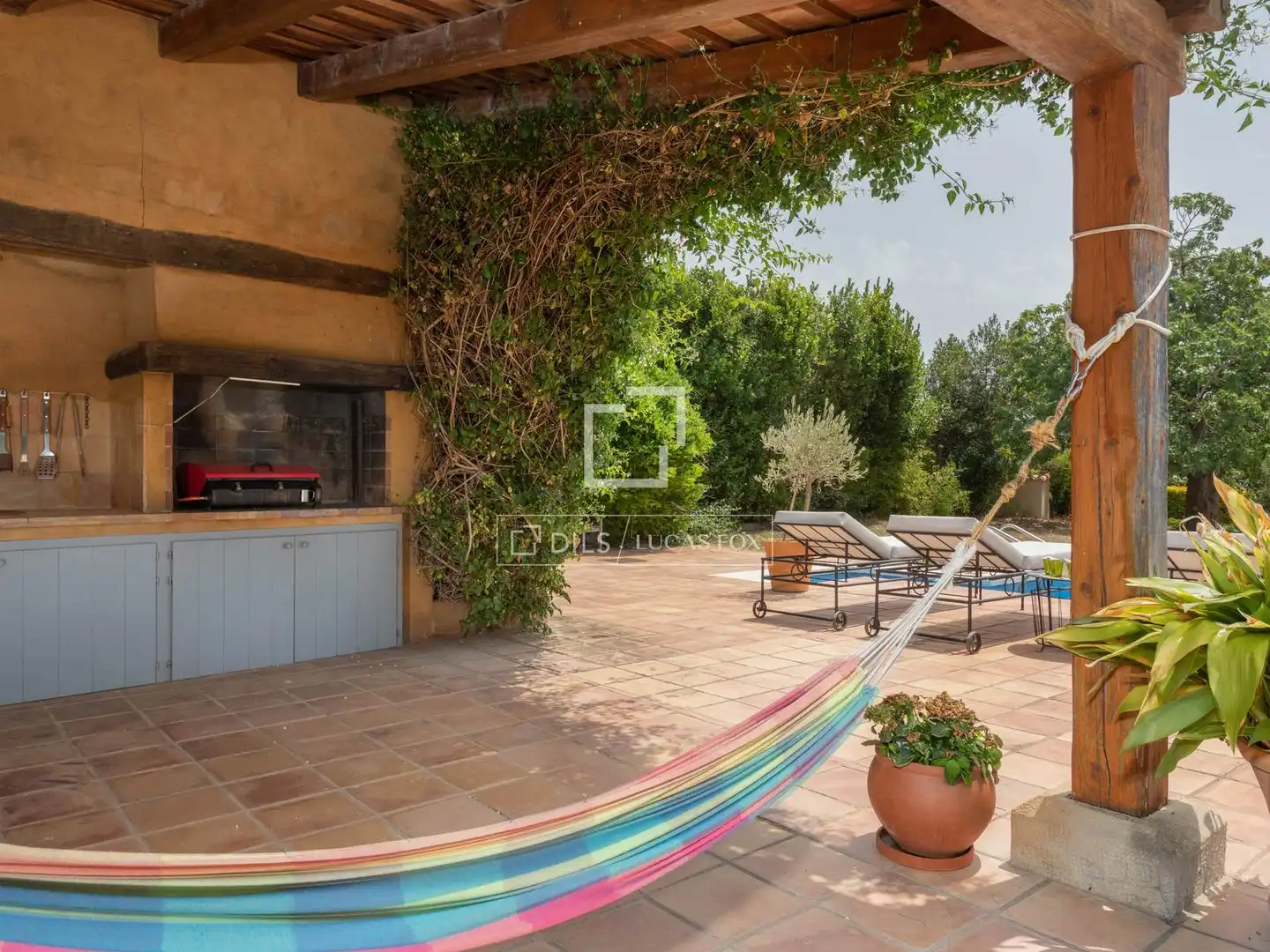 Terrassa de Casa o xalet en venda en Ullastret amb Aire condicionat, Calefacció i Jardí privat