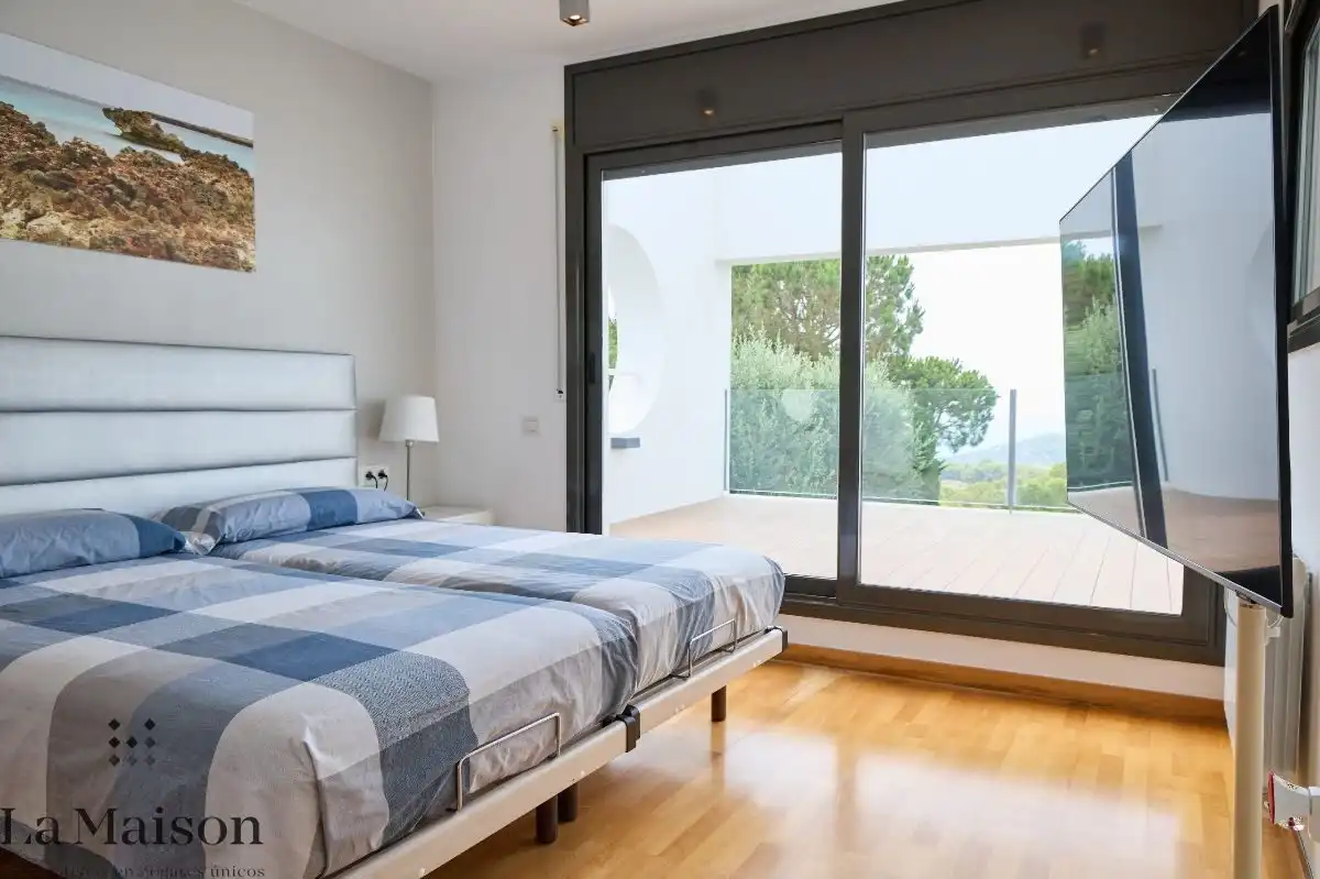 Dormitori de Casa o xalet en venda en Sant Andreu de Llavaneres amb Aire condicionat, Calefacció i Jardí privat