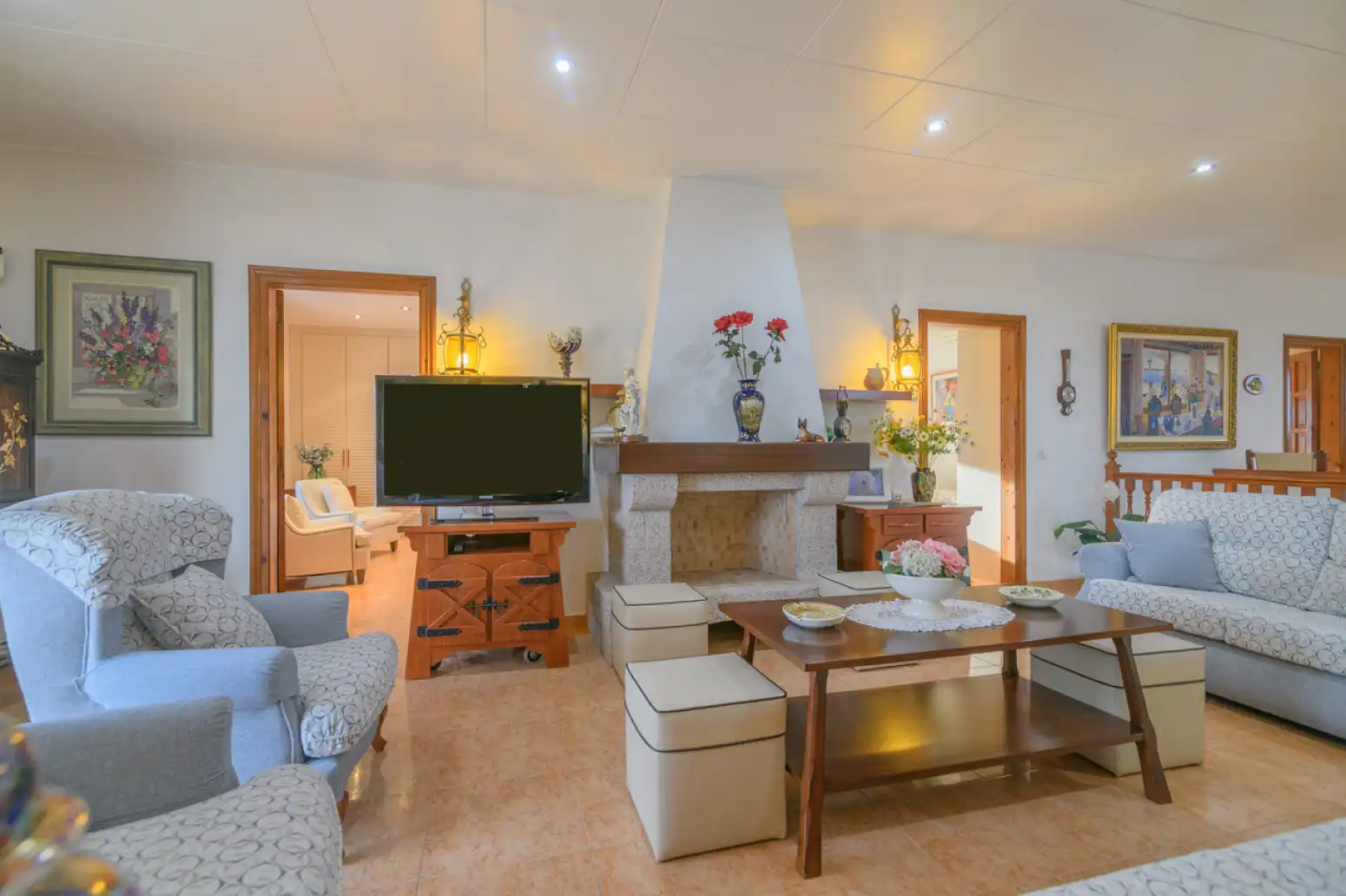 Sala de estar de Casa o chalet en venta en Viladecans con Balcón