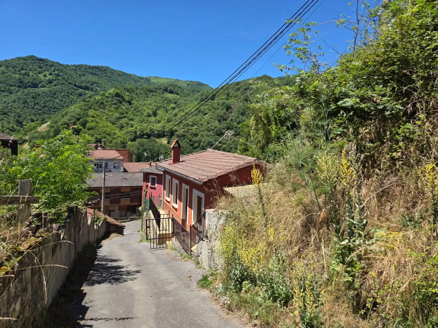 Vista exterior de Casa o chalet en venta en Aller con Jardín privado y Terraza