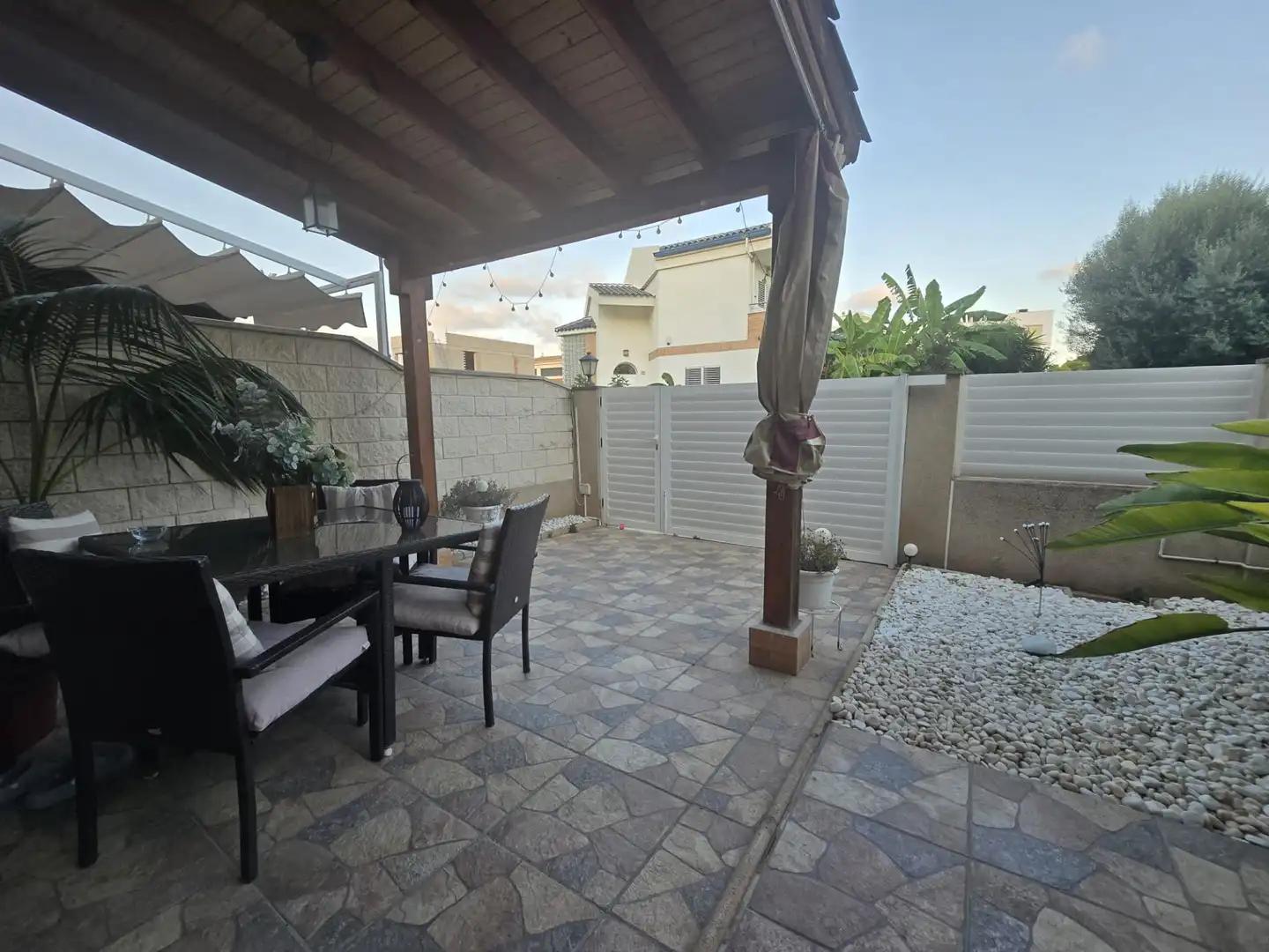 Terrace of Detached homes for sale in Castellón de la Plana / Castelló de la Plana  with Air Conditioner, Heating and Parquet flooring