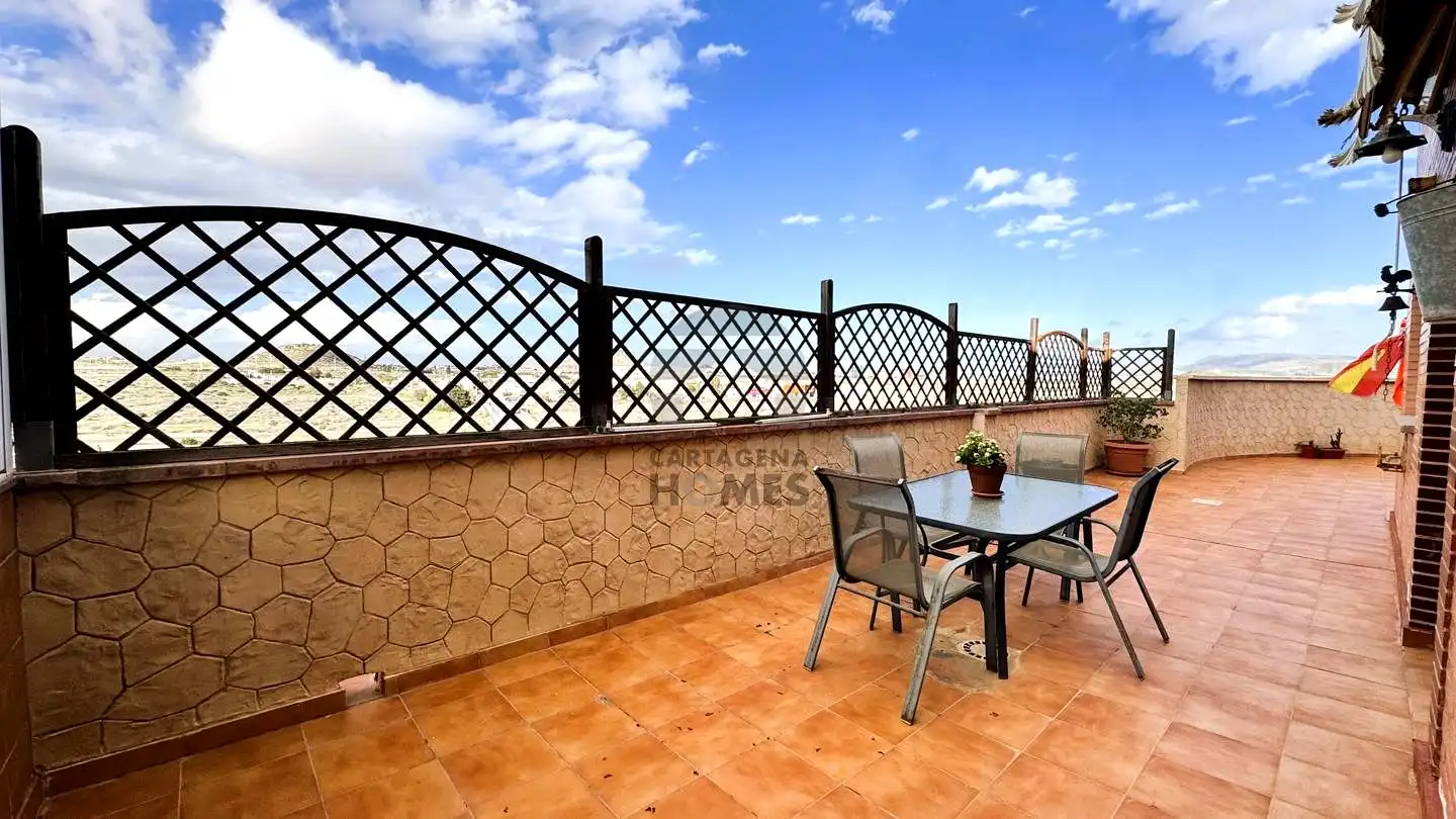 Terraza de Ático en venta en Cartagena con Aire acondicionado, Terraza y Amueblado