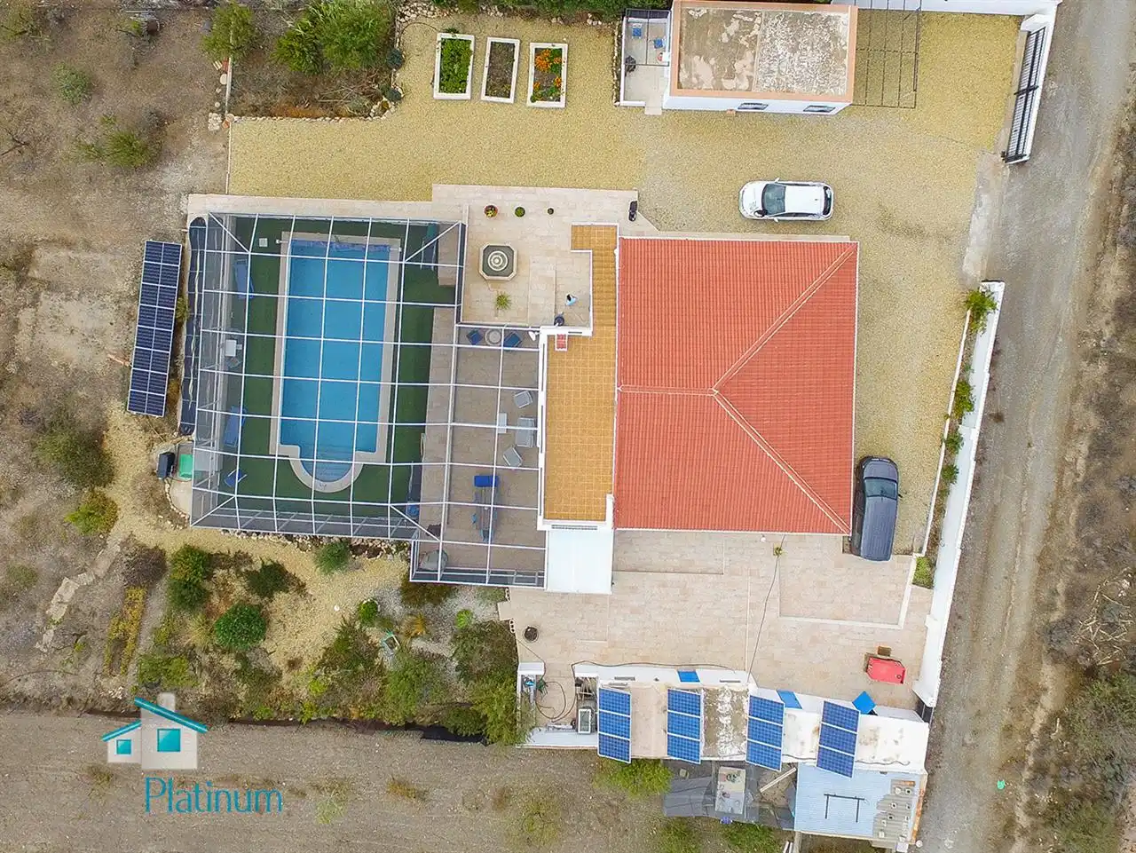 Piscina de Casa o xalet en venda en Oria amb Calefacció, Jardí privat i Piscina