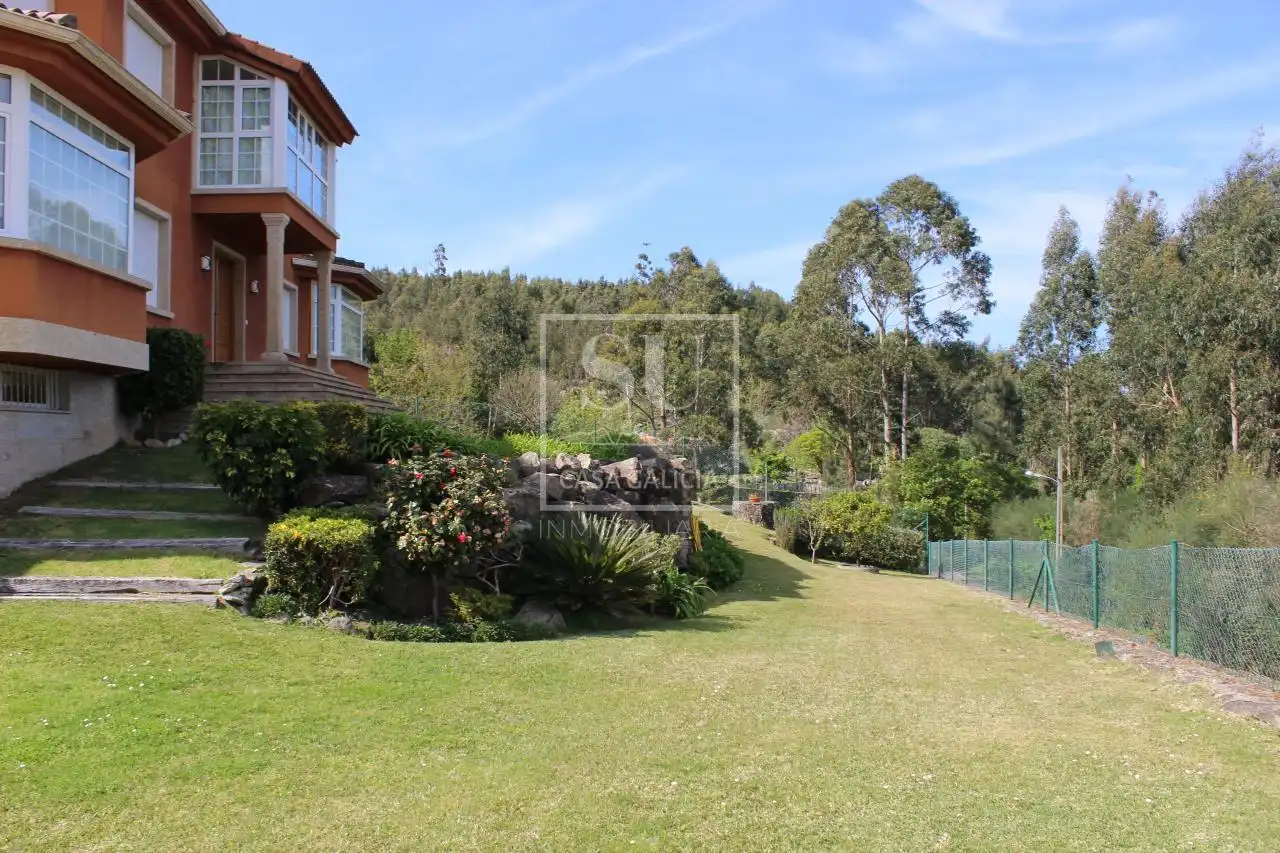 Jardí de Casa o xalet en venda en Baiona amb Calefacció, Jardí privat i Terrassa