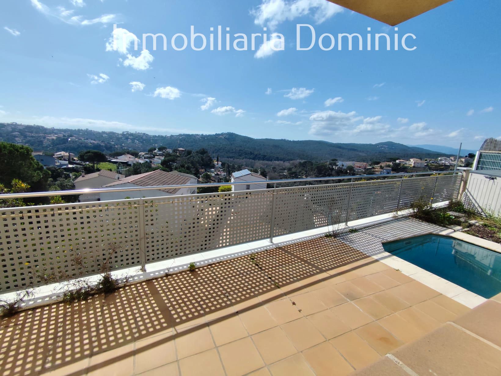 Terrace of Single-family semi-detached for sale in Vidreres  with Swimming Pool