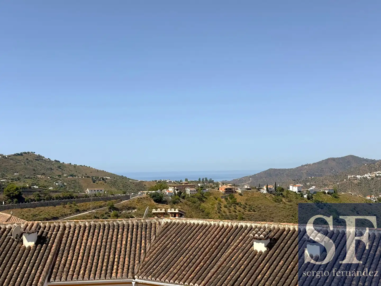 Vista exterior de Casa adosada en venta en Cómpeta