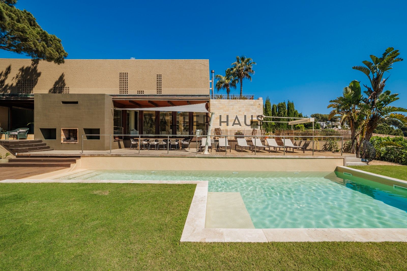 Swimming pool of Single-family semi-detached for sale in Castell-Platja d'Aro  with Air Conditioner, Heating and Private garden