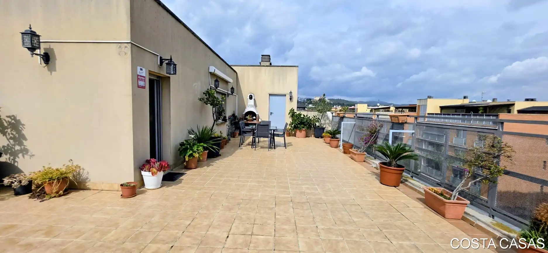 Terrace of Duplexes for sale in Castelldefels  with Air Conditioner, Heating and Parquet flooring