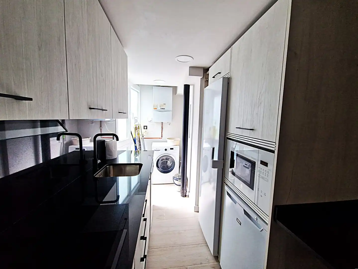 Kitchen of Flat for rent in Salamanca  with Heating and Furnished