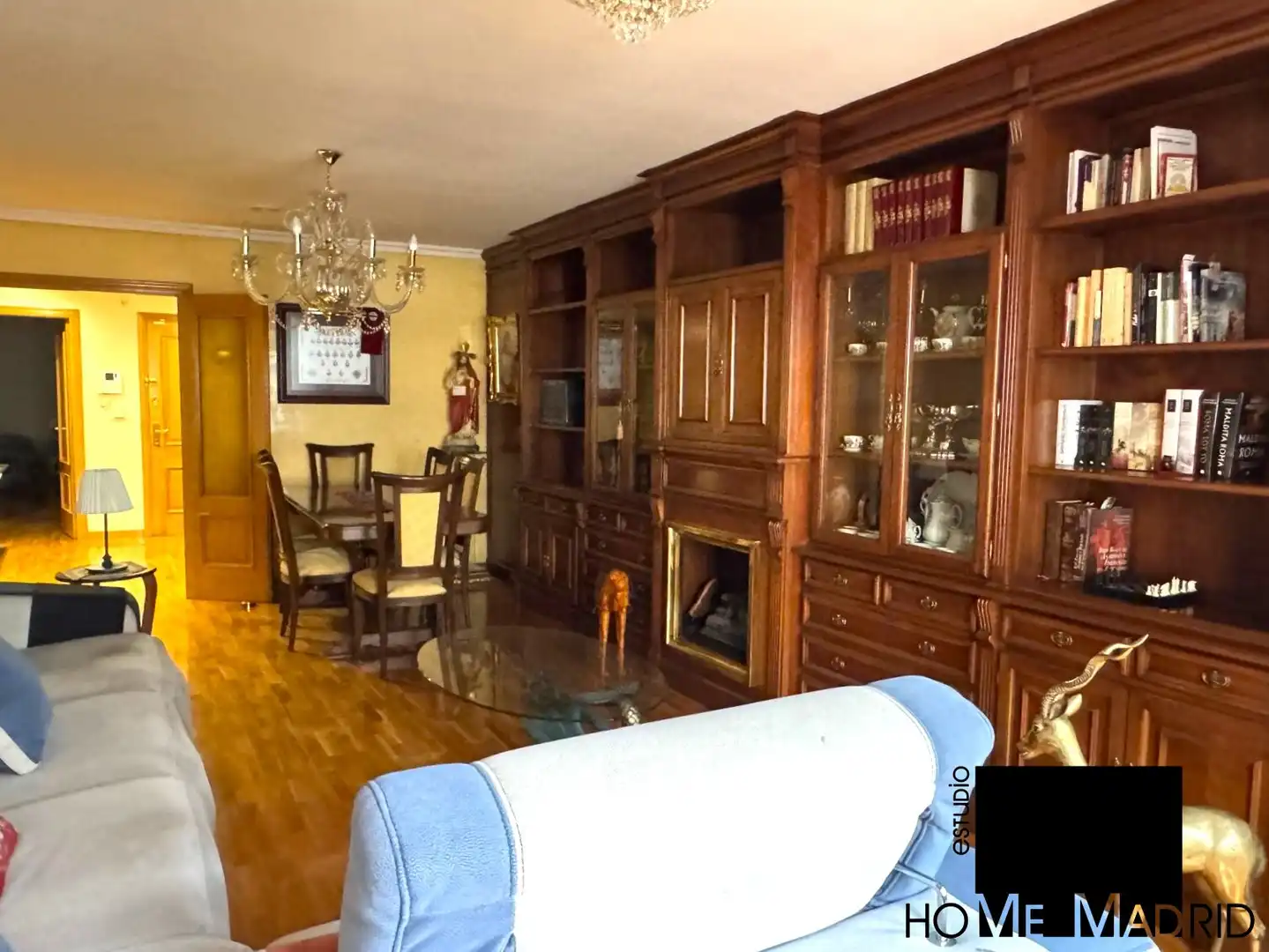 Living room of Flat for sale in Palencia  with Heating, Parquet flooring and Storage room
