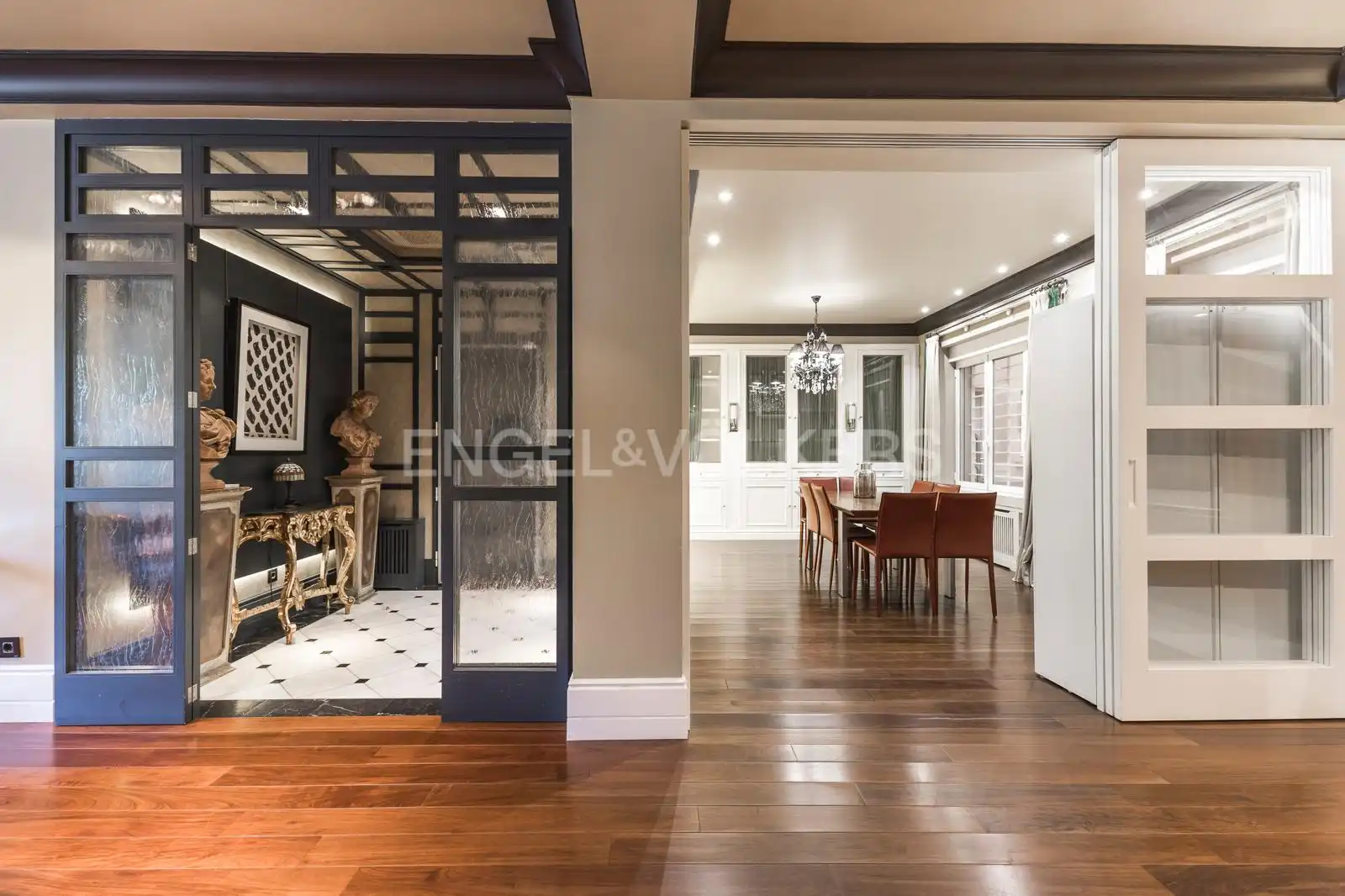 Comedor de Piso de alquiler en Madrid con Aire acondicionado, Calefacción y Parquet