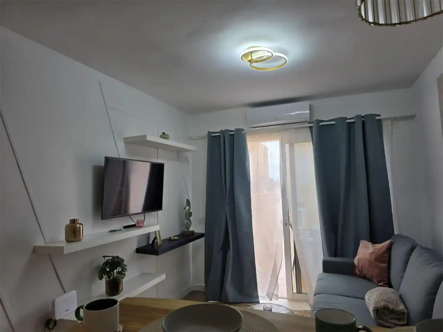 Wohnzimmer von Wohnung zum Verkauf in Pájara mit Klimaanlage und Schwimmbad