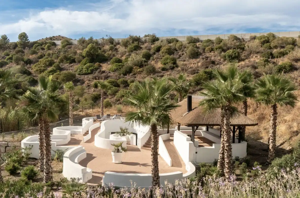 Terrasse von Maisonette zur Miete in Marbella mit Klimaanlage, Terrasse und Abstellraum