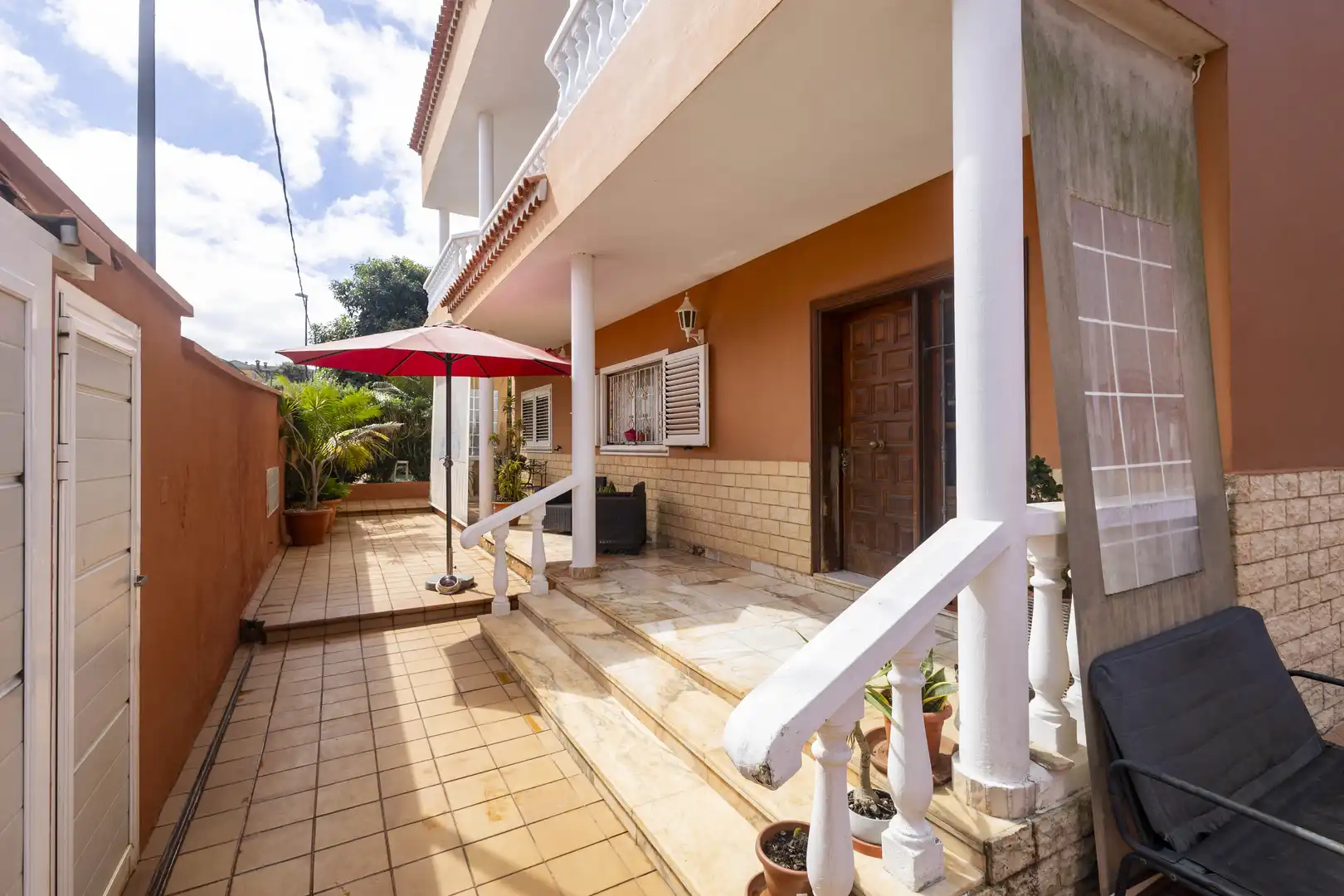 Terrace of Houses for sale in San Cristóbal de la Laguna  with Private garden, Terrace and Storage room