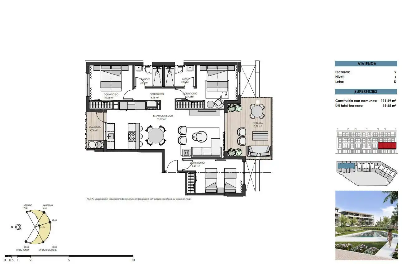 Apartment with terrace for sale in Mar Menor Golf, imagen 27