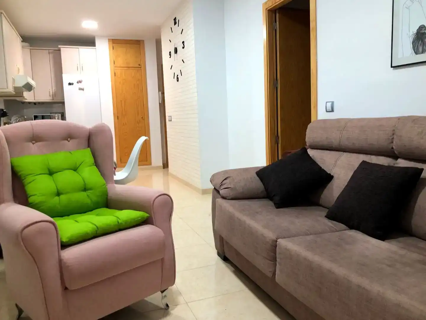 Sala de estar de Piso en venta en Vícar con Piscina