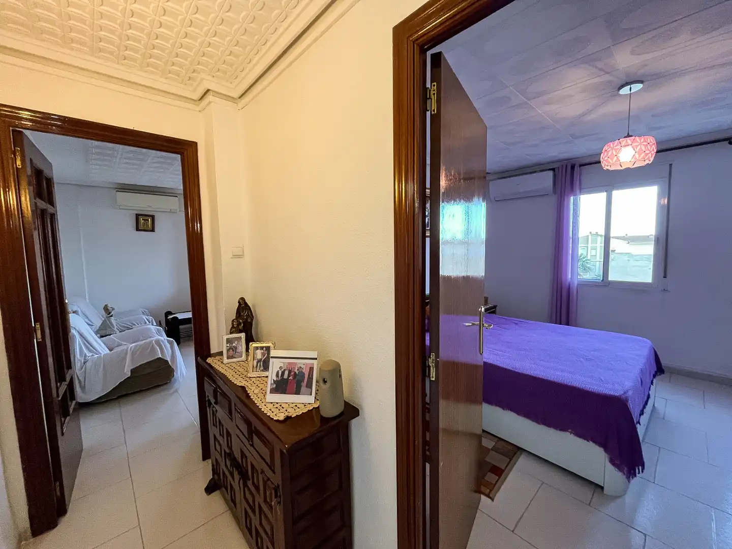 Schlafzimmer von Wohnung zum Verkauf in Sagunto / Sagunt mit Klimaanlage, Heizung und Möbliert