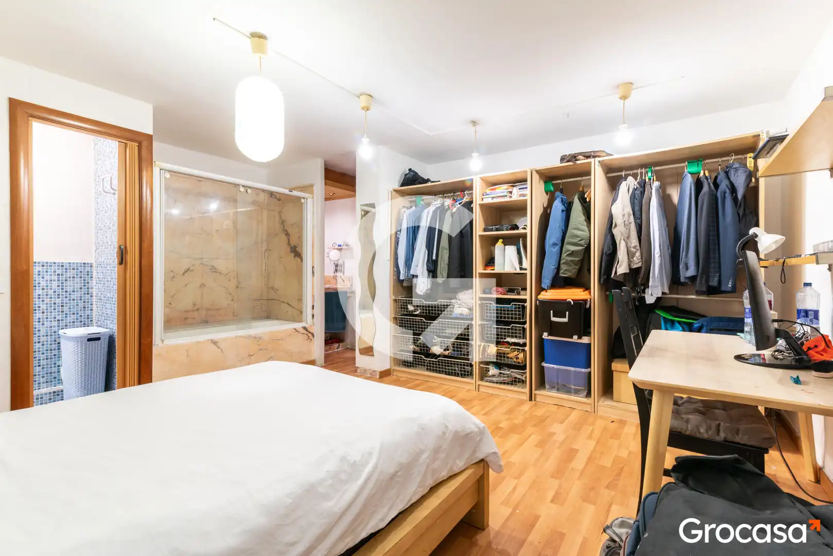Schlafzimmer von Wohnung zum Verkauf in Sant Just Desvern mit Klimaanlage, Heizung und Schwimmbad