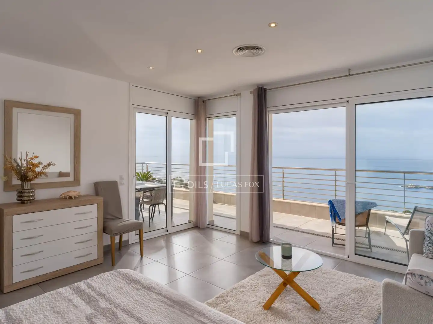 Balcony of Houses for sale in Roses  with Air Conditioner, Heating and Terrace