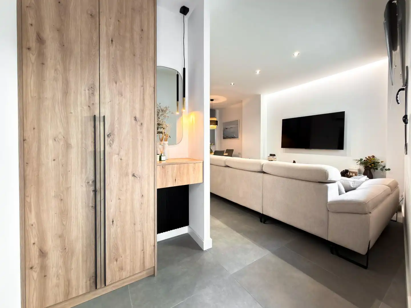 Sala de estar de Casa o chalet de alquiler en Massamagrell con Aire acondicionado, Terraza y Amueblado