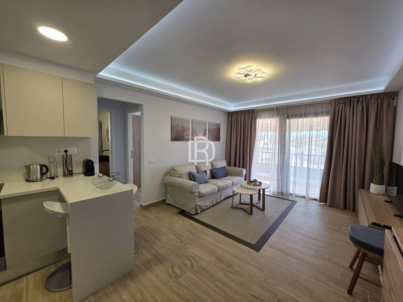 Sala d'estar de Pis de lloguer en Arona amb Terrassa i Moblat