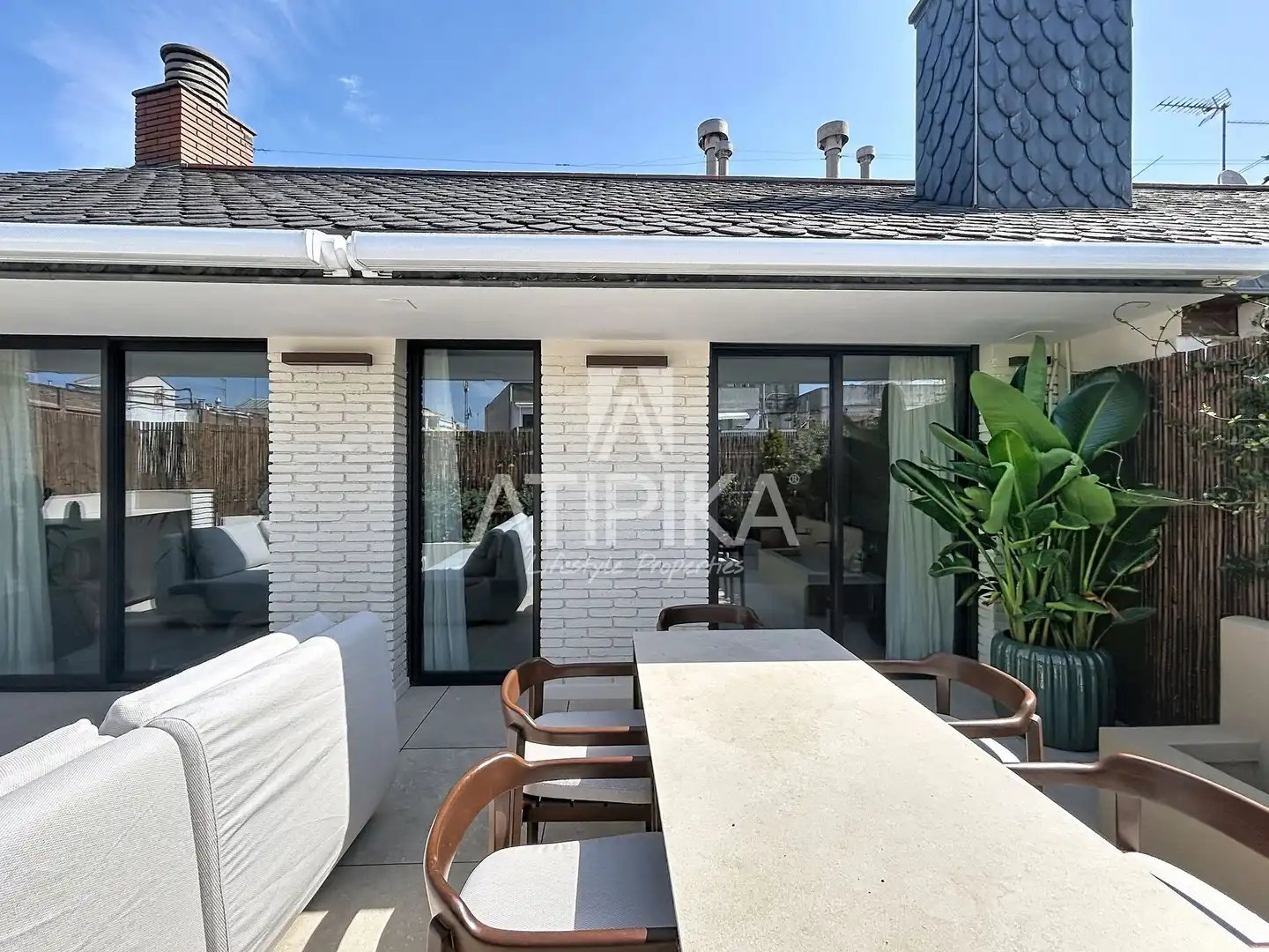 Terrace of Flat for rent in Barcelona  with Air Conditioner, Terrace and Furnished