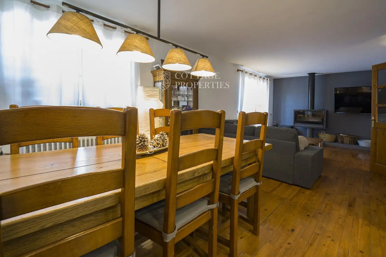 Menjador de Finca rústica en venda en Bolvir amb Terrassa