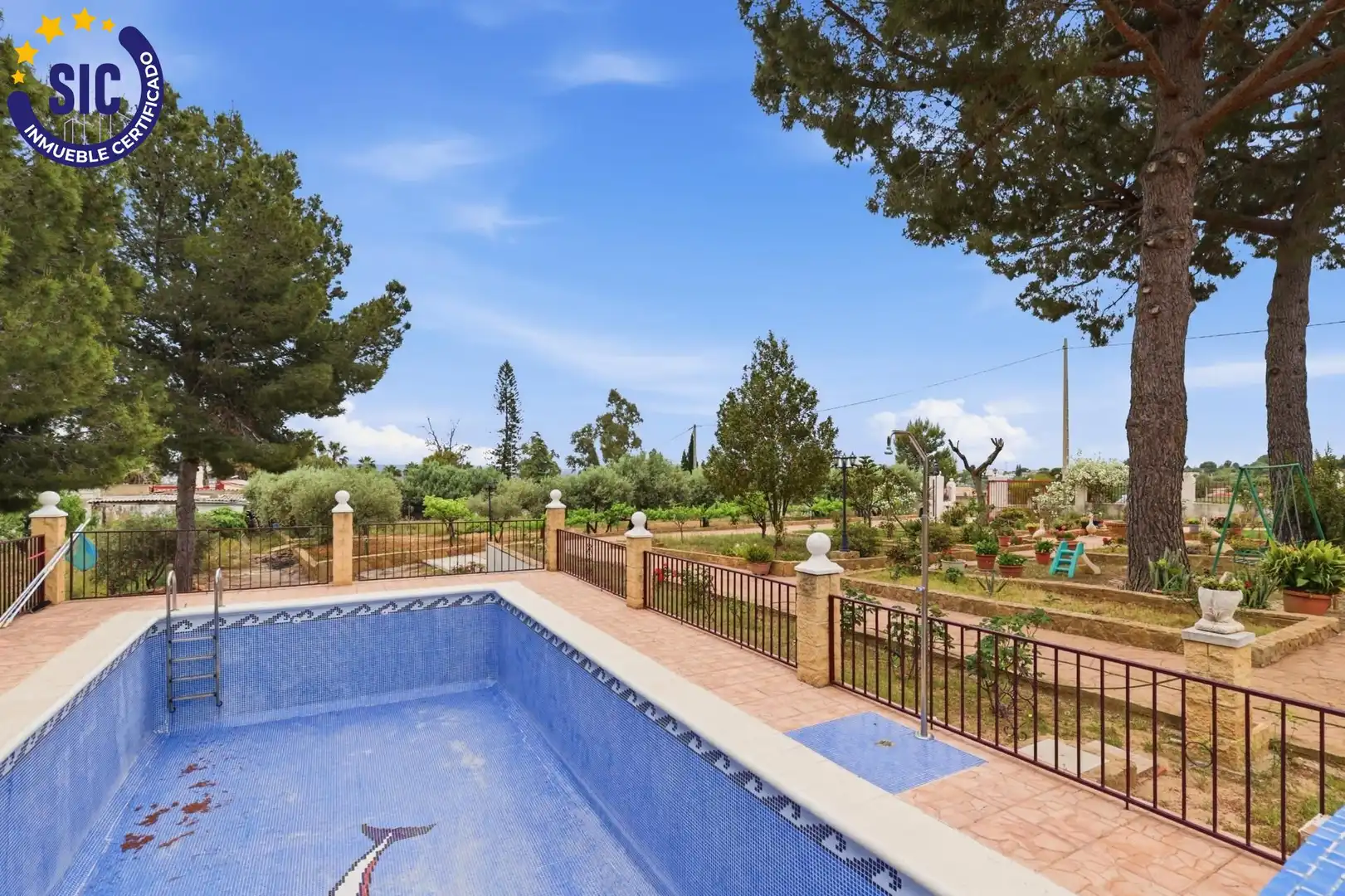 Piscina de Casa o chalet en venta en Montroi / Montroy con Jardín privado, Terraza y Piscina