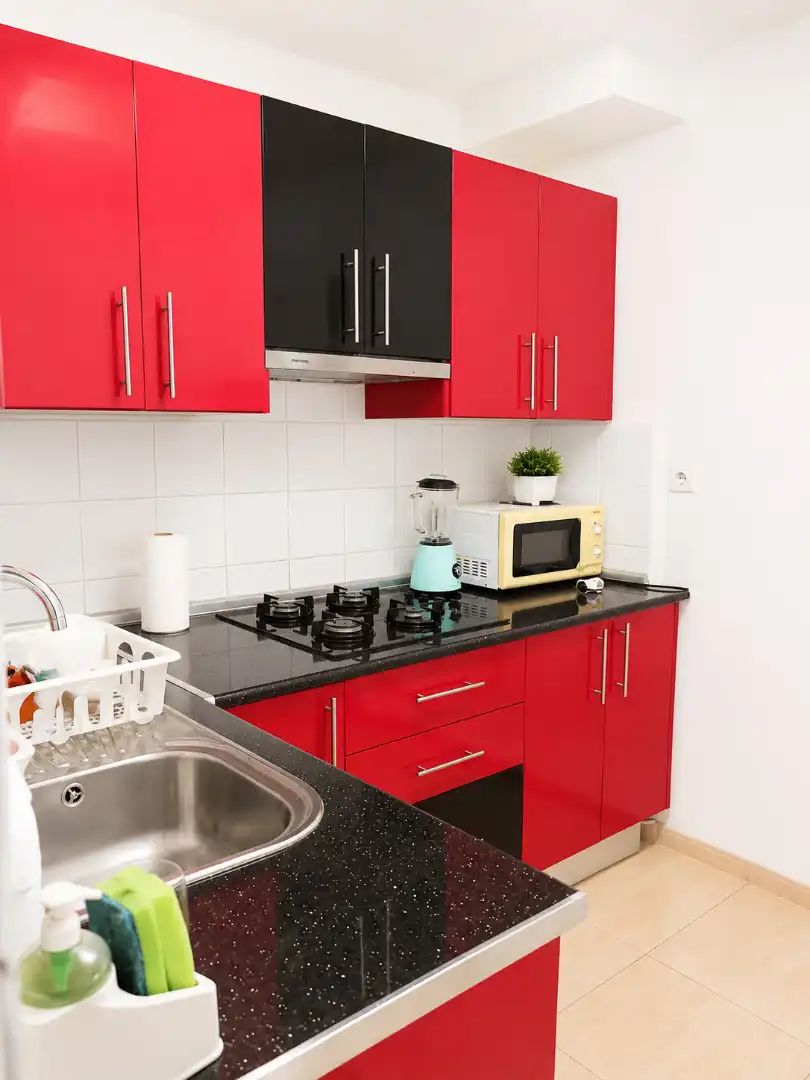 Kitchen of Flat for sale in Málaga  with Furnished