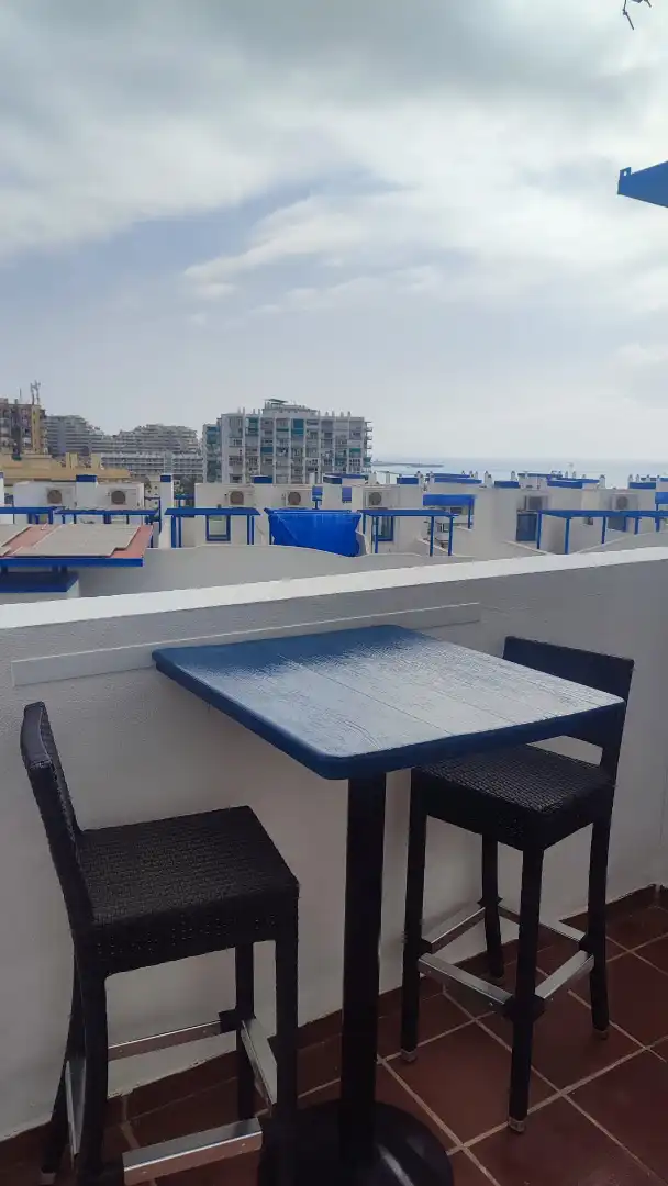 Terraza de Ático de alquiler en Benalmádena con Aire acondicionado, Terraza y Trastero