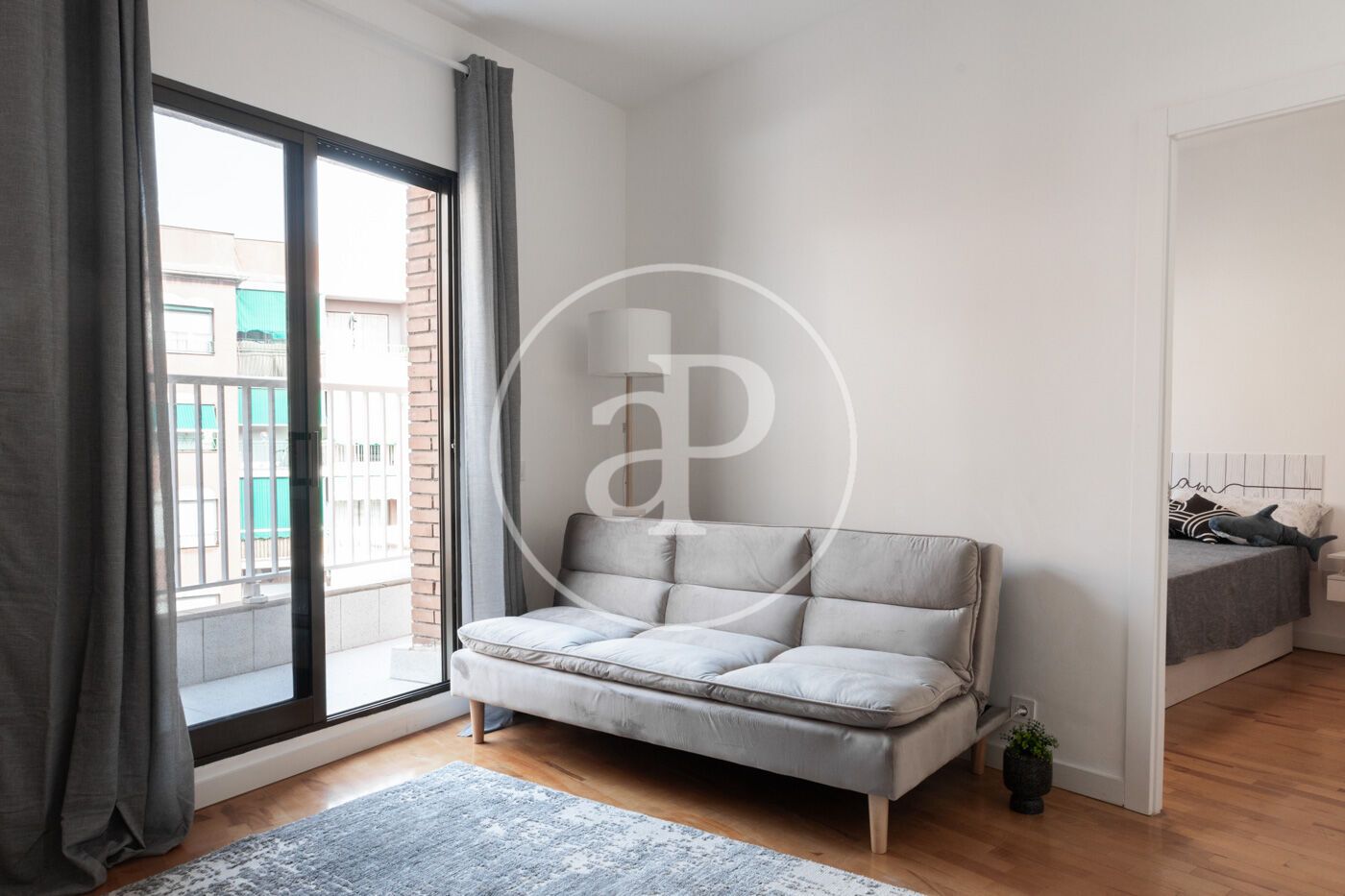 Living room of Flat to rent in  Barcelona Capital  with Air Conditioner, Terrace and Furnished