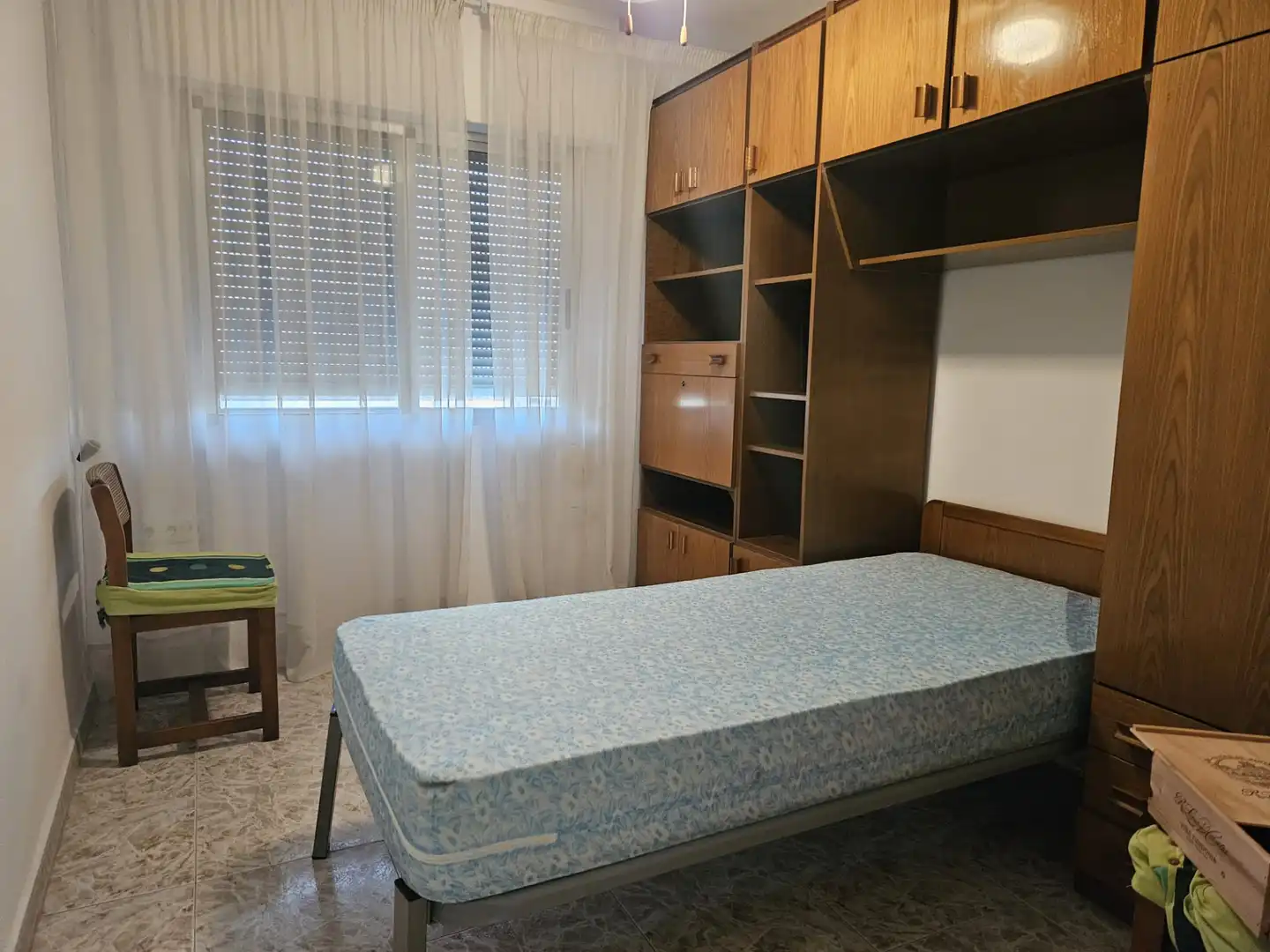 Bedroom of Flat for rent in Castellón de la Plana / Castelló de la Plana  with Air Conditioner, Heating and Furnished