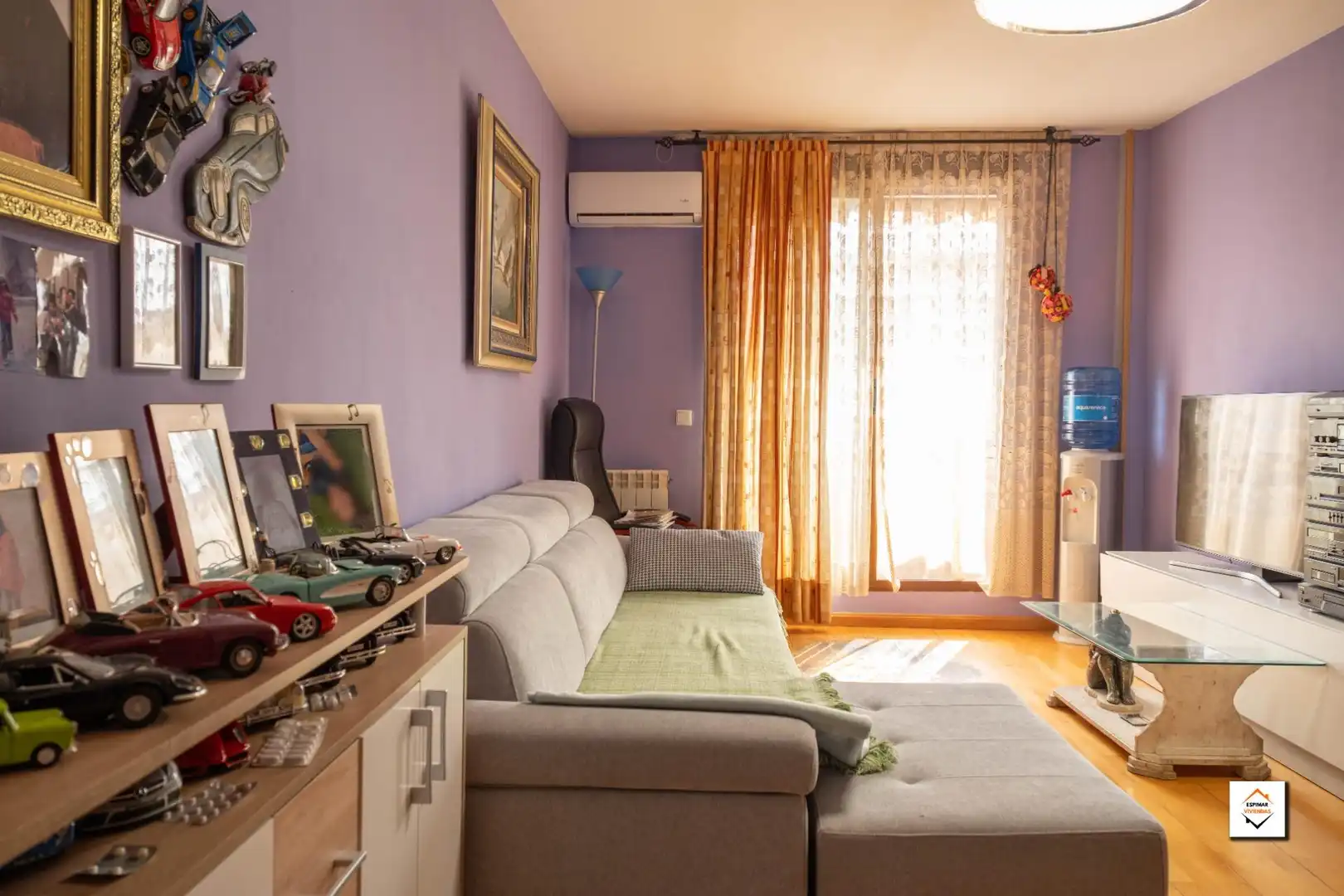 Living room of Flat for sale in Zaragoza  with Air Conditioner, Heating and Terrace