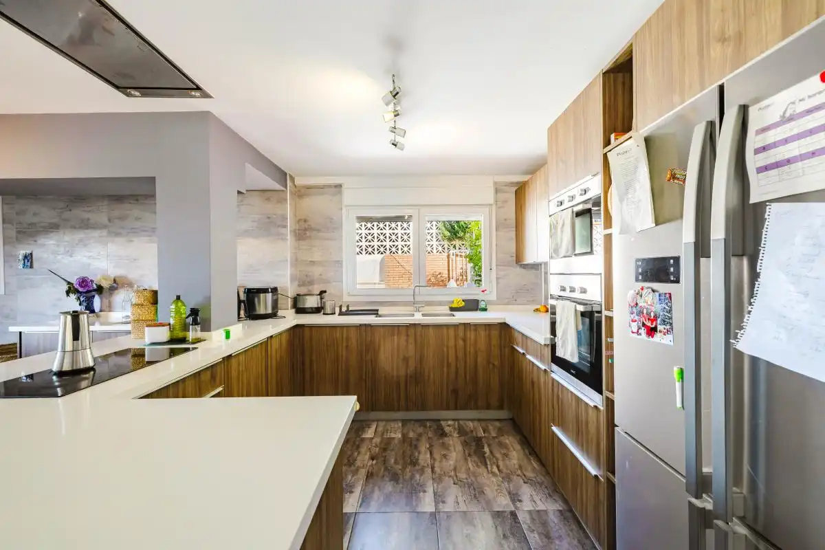 Kitchen of Houses for sale in Málaga  with Air Conditioner, Heating and Private garden