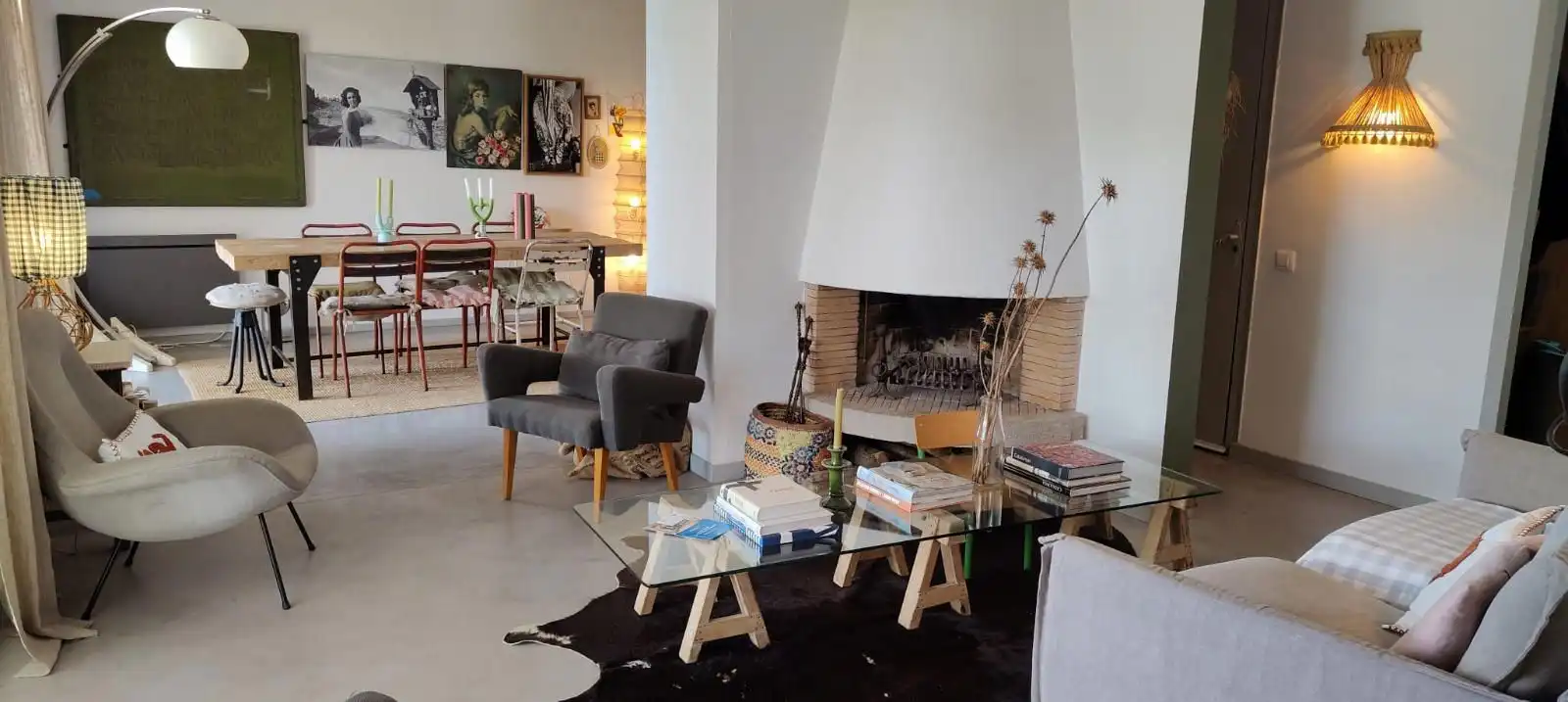Wohnzimmer von Dachboden zum Verkauf in Palafrugell mit Klimaanlage, Heizung und Terrasse