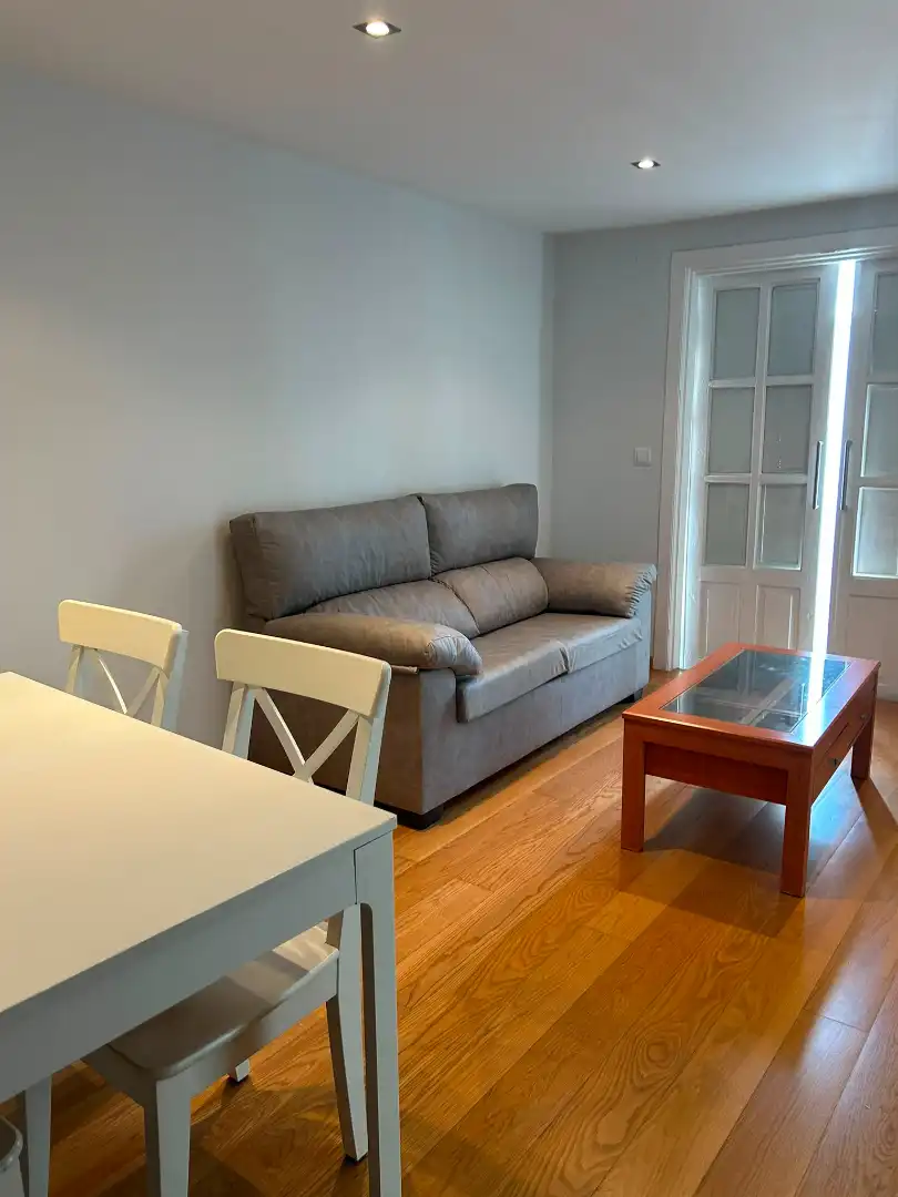 Living room of Flat for rent in Santiago de Compostela   with Furnished