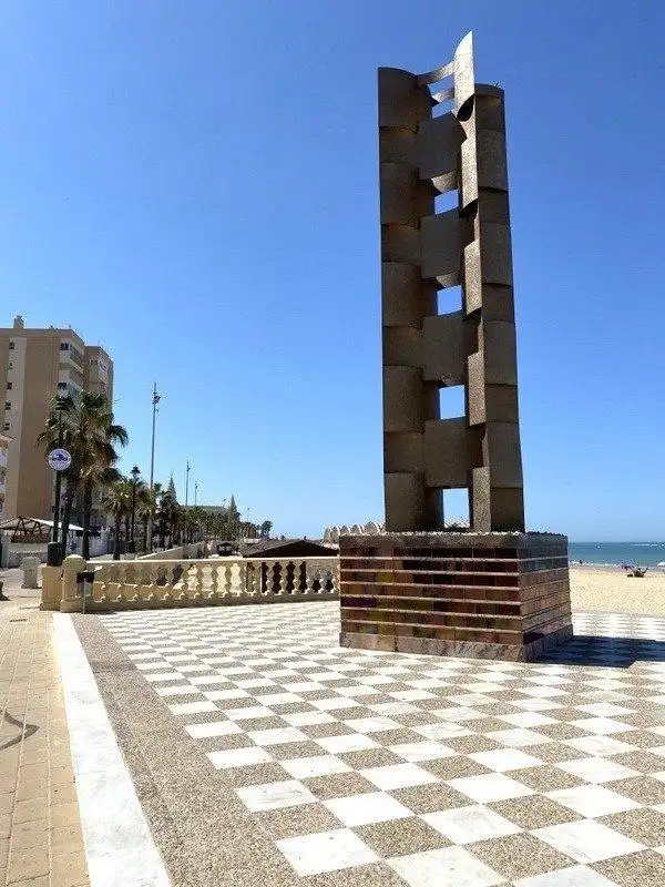 Vista exterior de Casa adosada en venta en Chipiona con Aire acondicionado, Jardín privado y Terraza