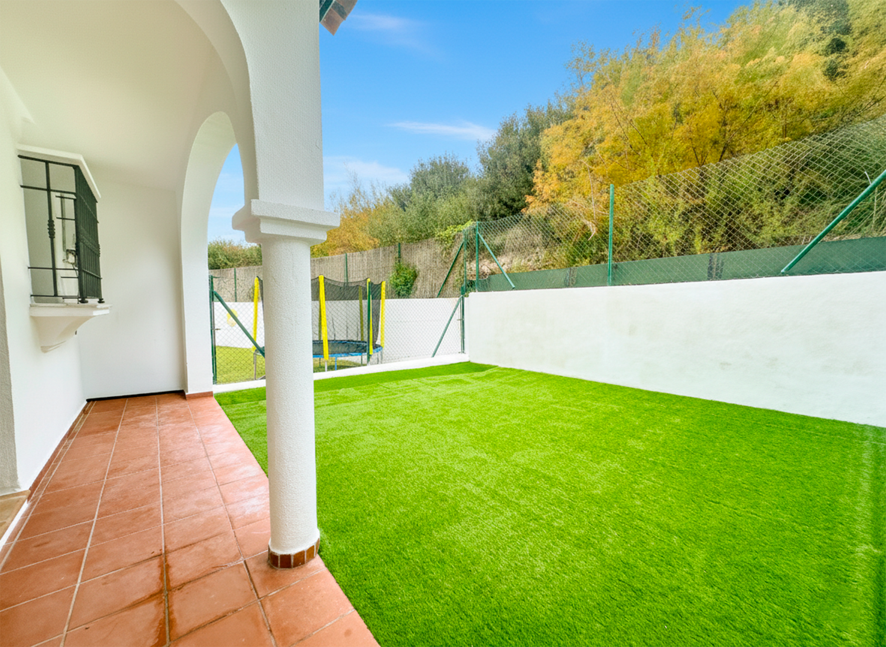 Garden of Single-family semi-detached for sale in Manilva  with Terrace, Storage room and Swimming Pool