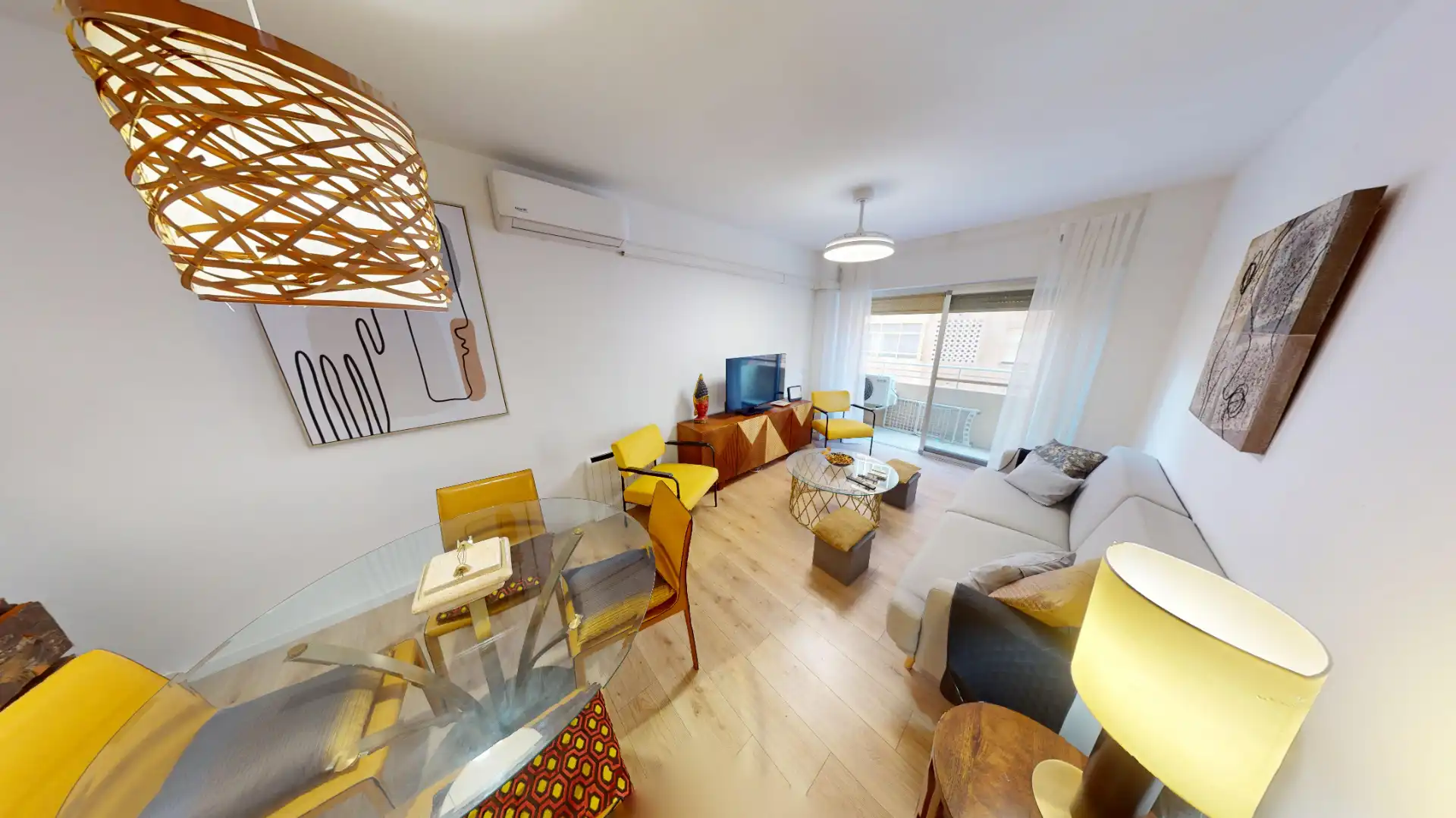Sala d'estar de Pis en venda en Alicante / Alacant amb Aire condicionat, Calefacció i Parquet
