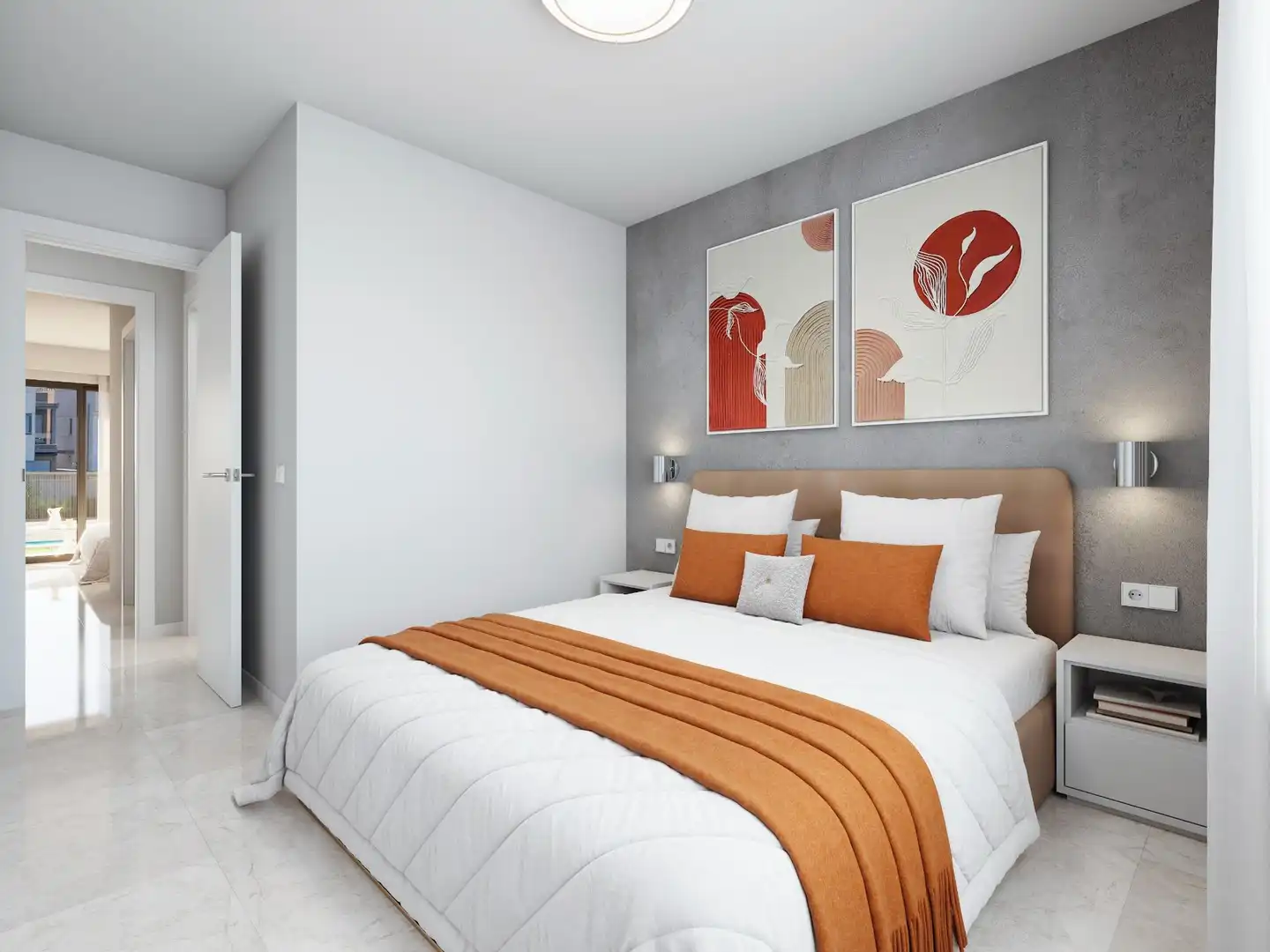 Bedroom of Houses for sale in Mazarrón  with Private garden, Terrace and Swimming Pool