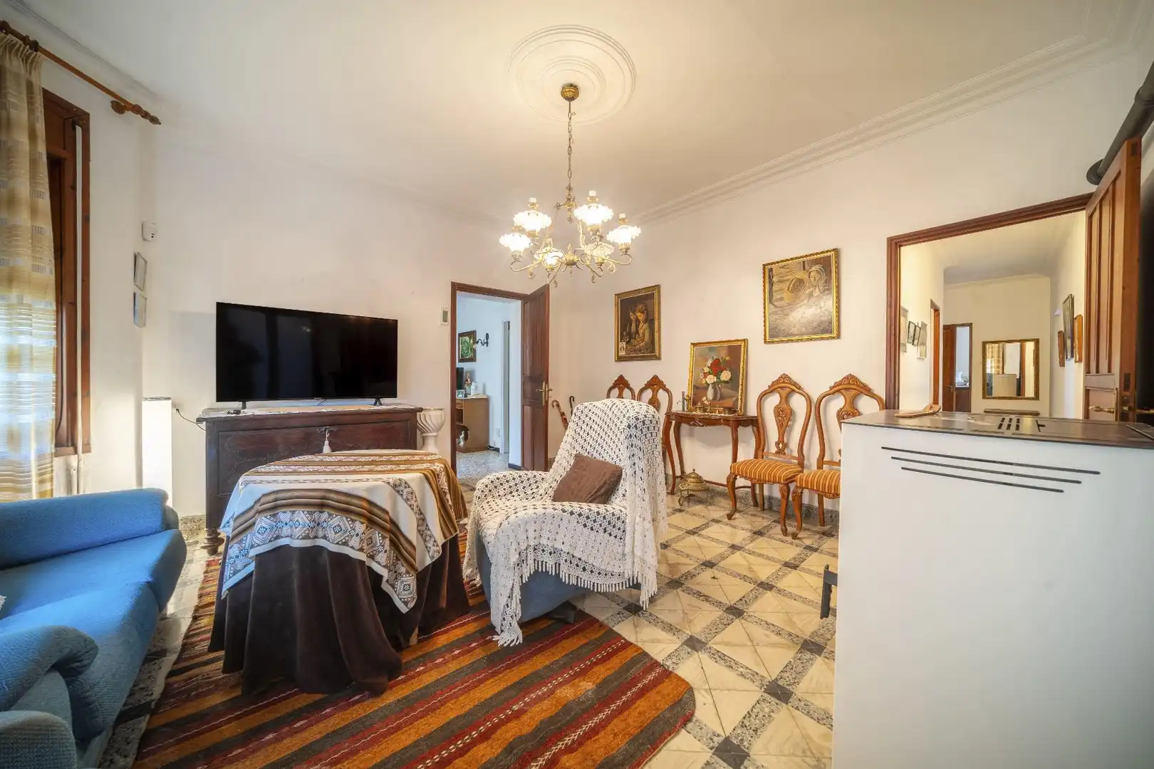 Sala de estar de Casa o chalet en venta en Inca con Terraza y Amueblado