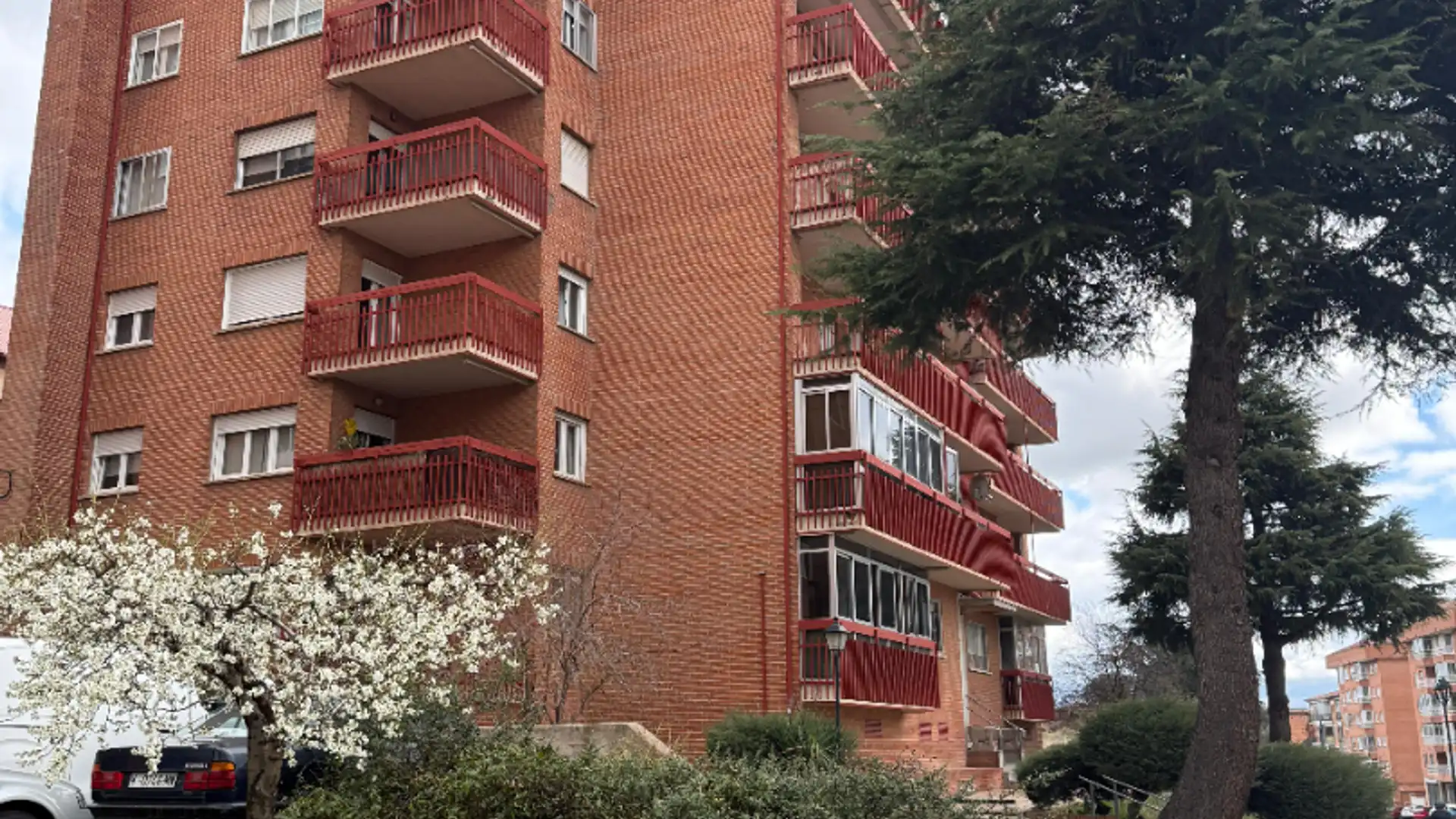 Exterior view of Flat for sale in Ávila Capital  with Heating, Terrace and Storage room