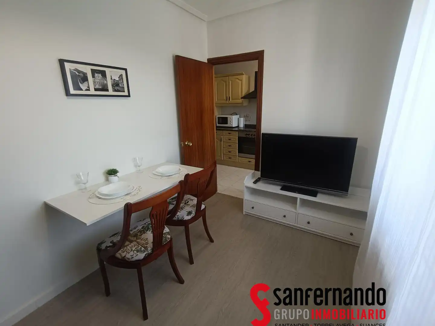 Comedor de Piso de alquiler en Santander con Calefacción y Amueblado